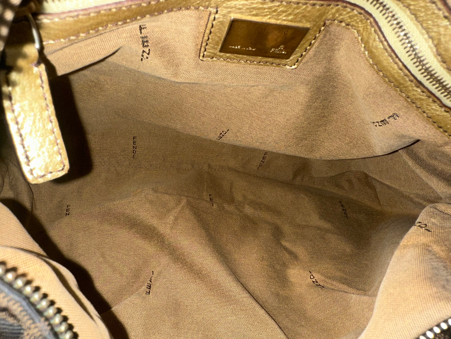 Fendi Brown Zucca Tote Bag