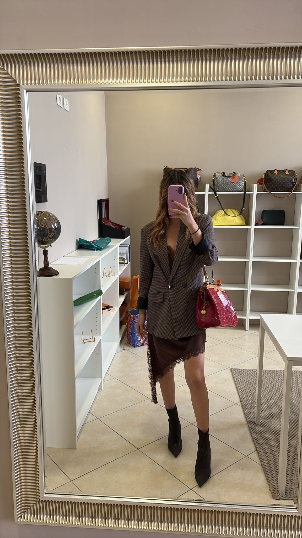 Louis Vuitton Brea Red Vernis