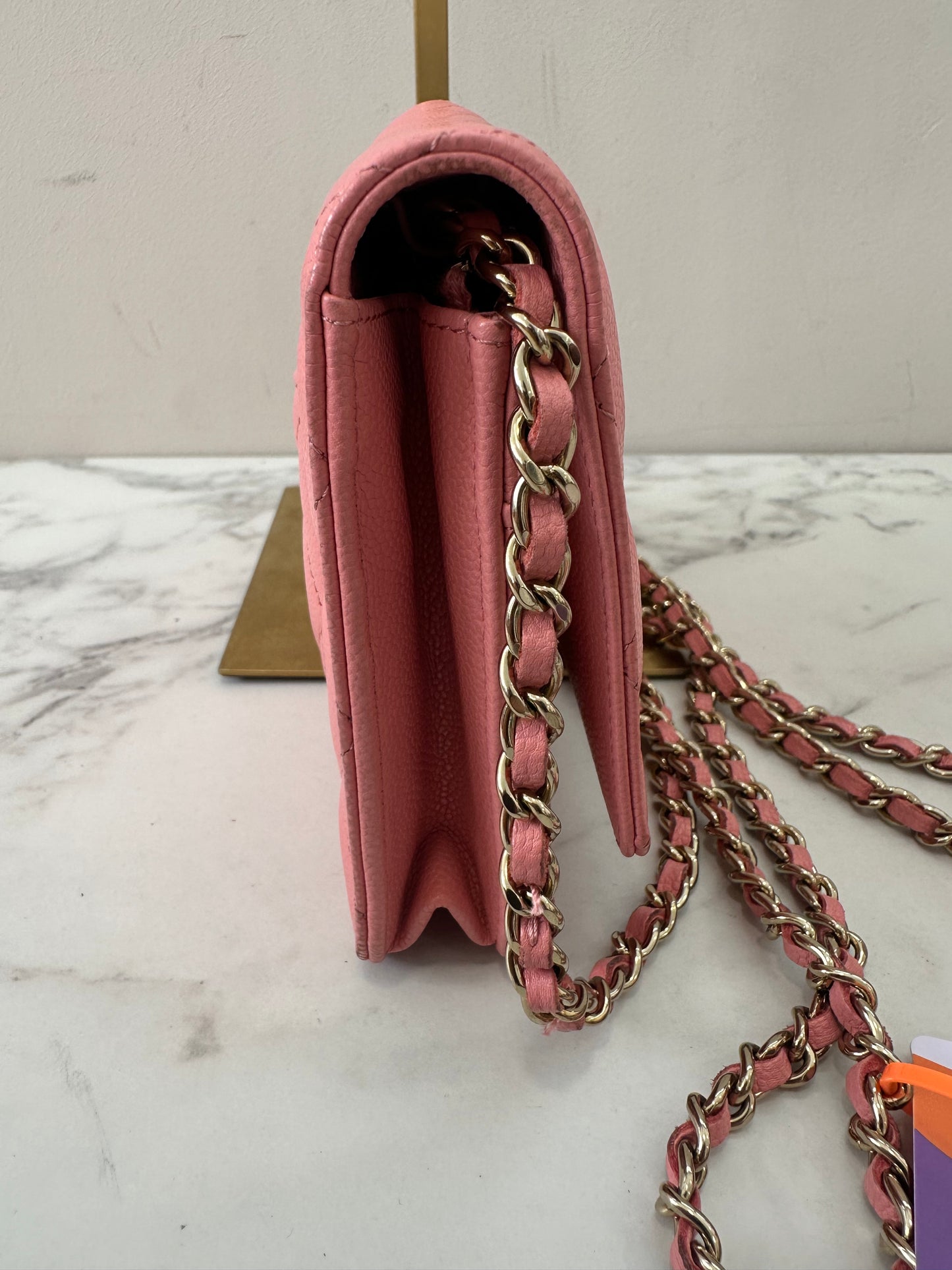 Chanel Pink Calfskin Classic