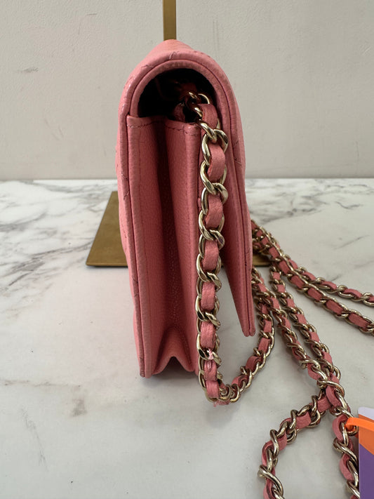 Chanel Pink Calfskin Classic