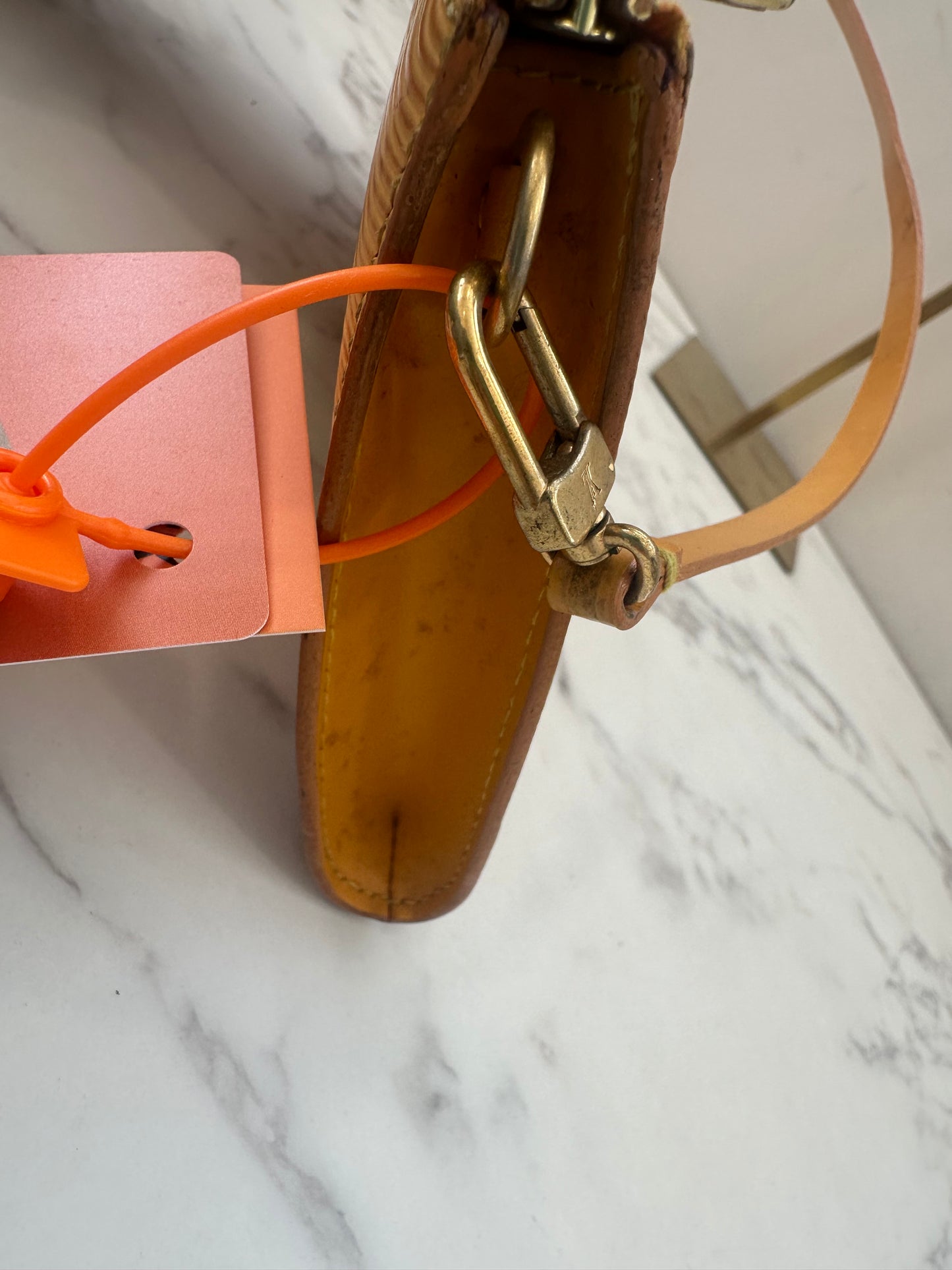 Louis Vuitton Yellow Epi Pochette