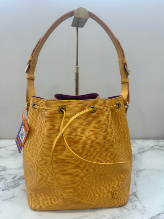 Louis Vuitton Yellow Epi Petite Noé