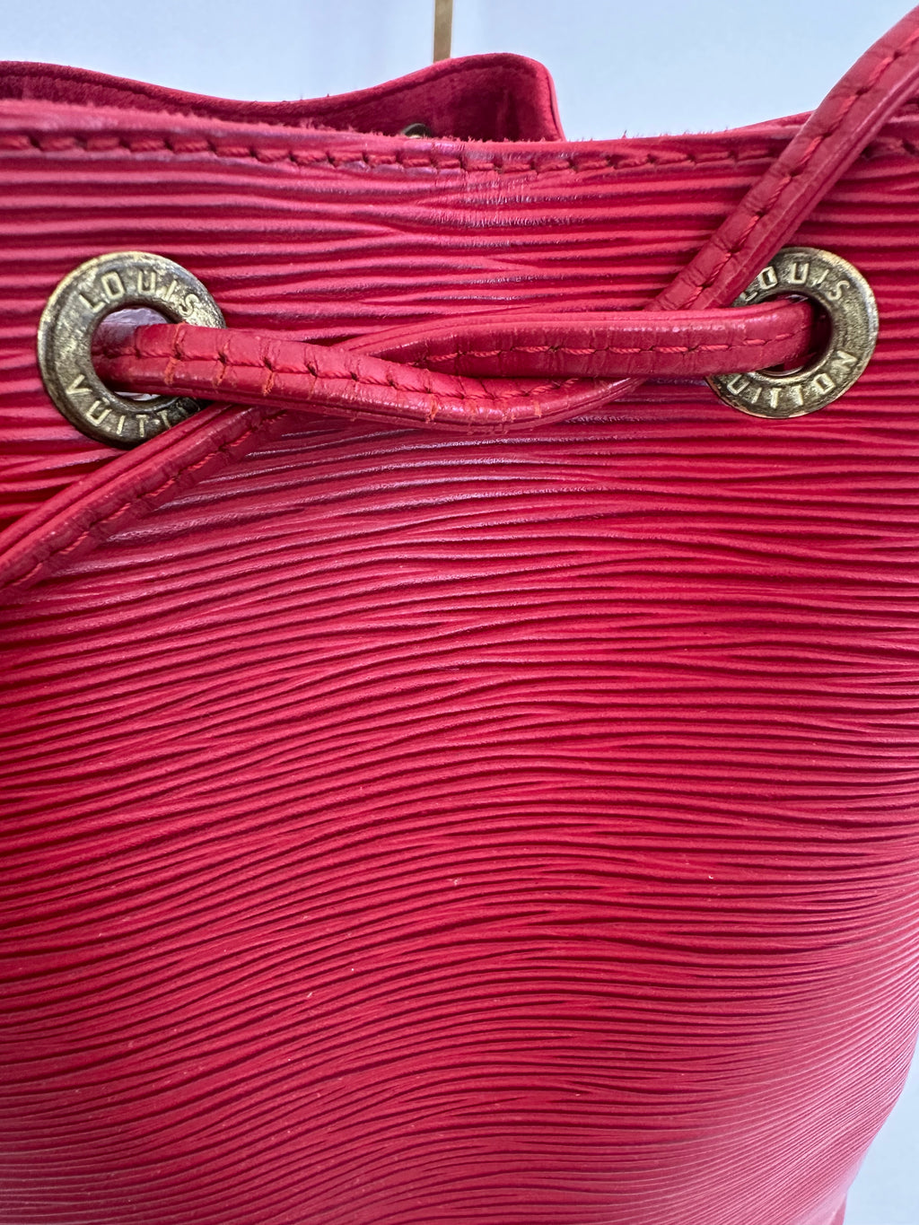 Louis Vuitton Petite Noé Red Epi