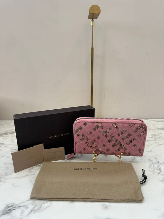 Bottega Veneta Pink Wallet