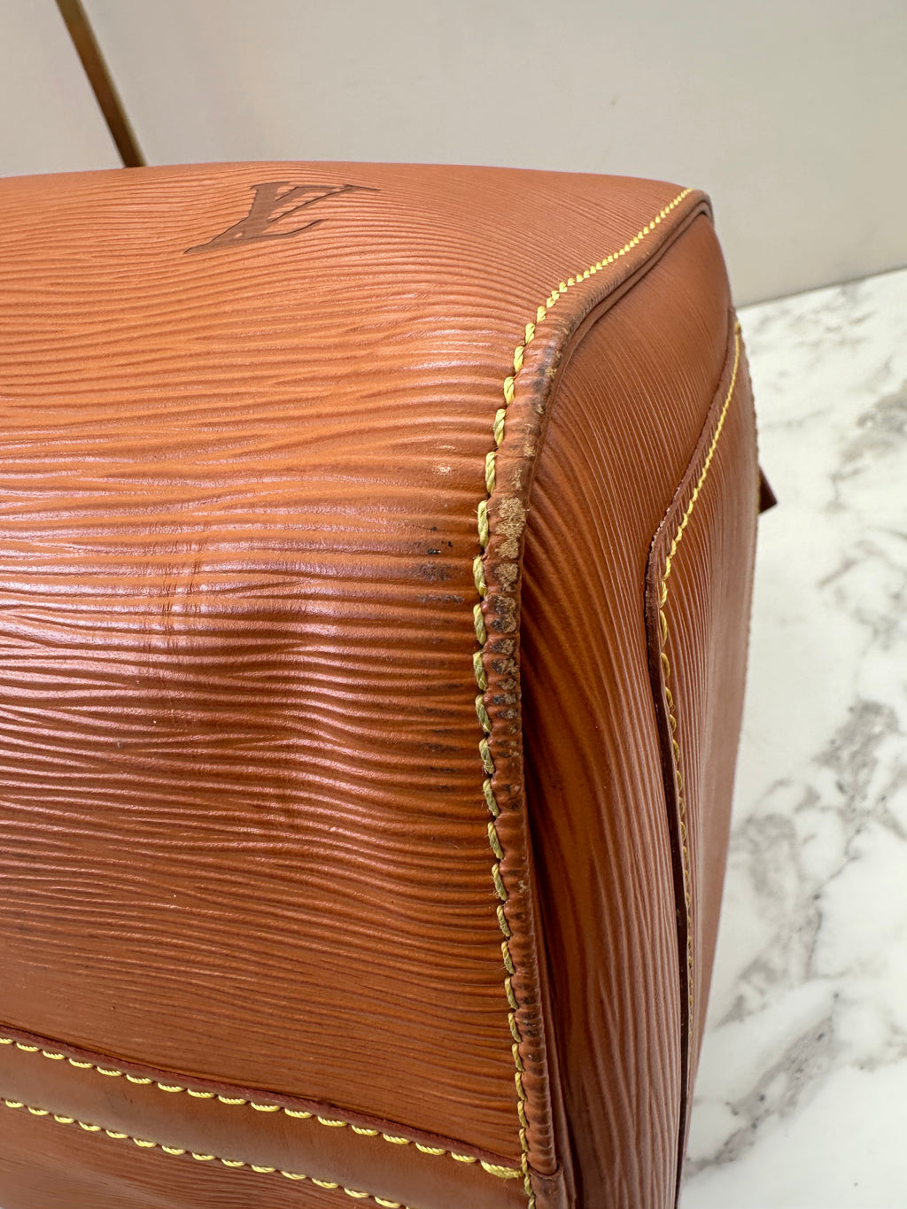 Louis Vuitton Keepall 45 Epi Brown