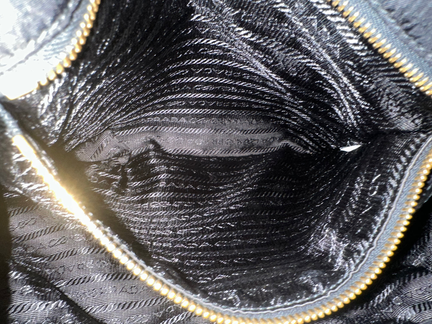 Prada black nylon