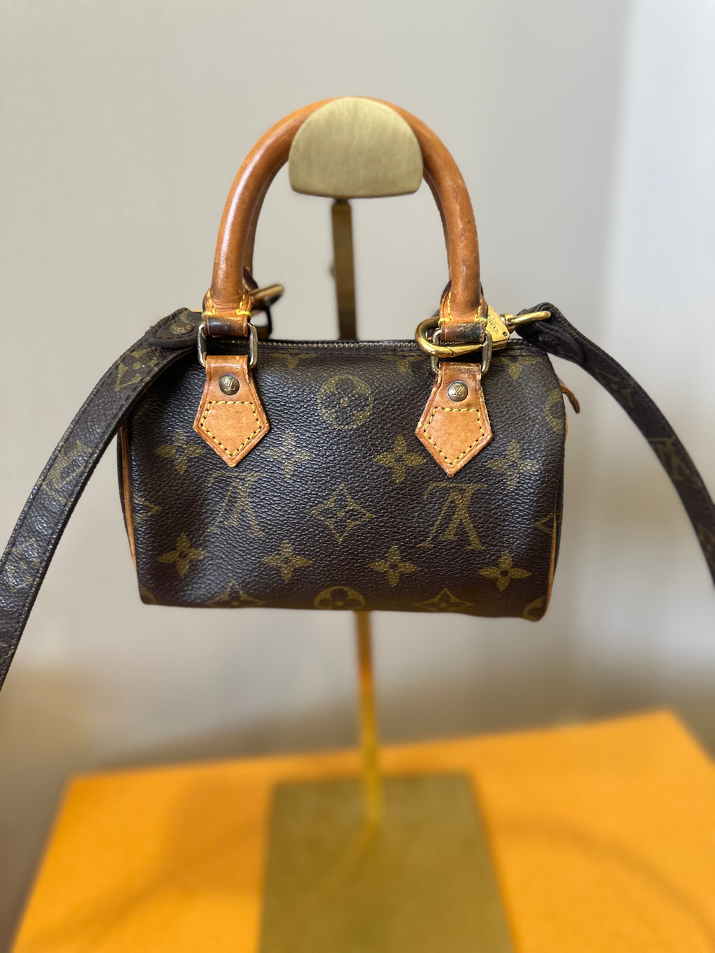 Louis Vuitton Nano Speedy + tracolla