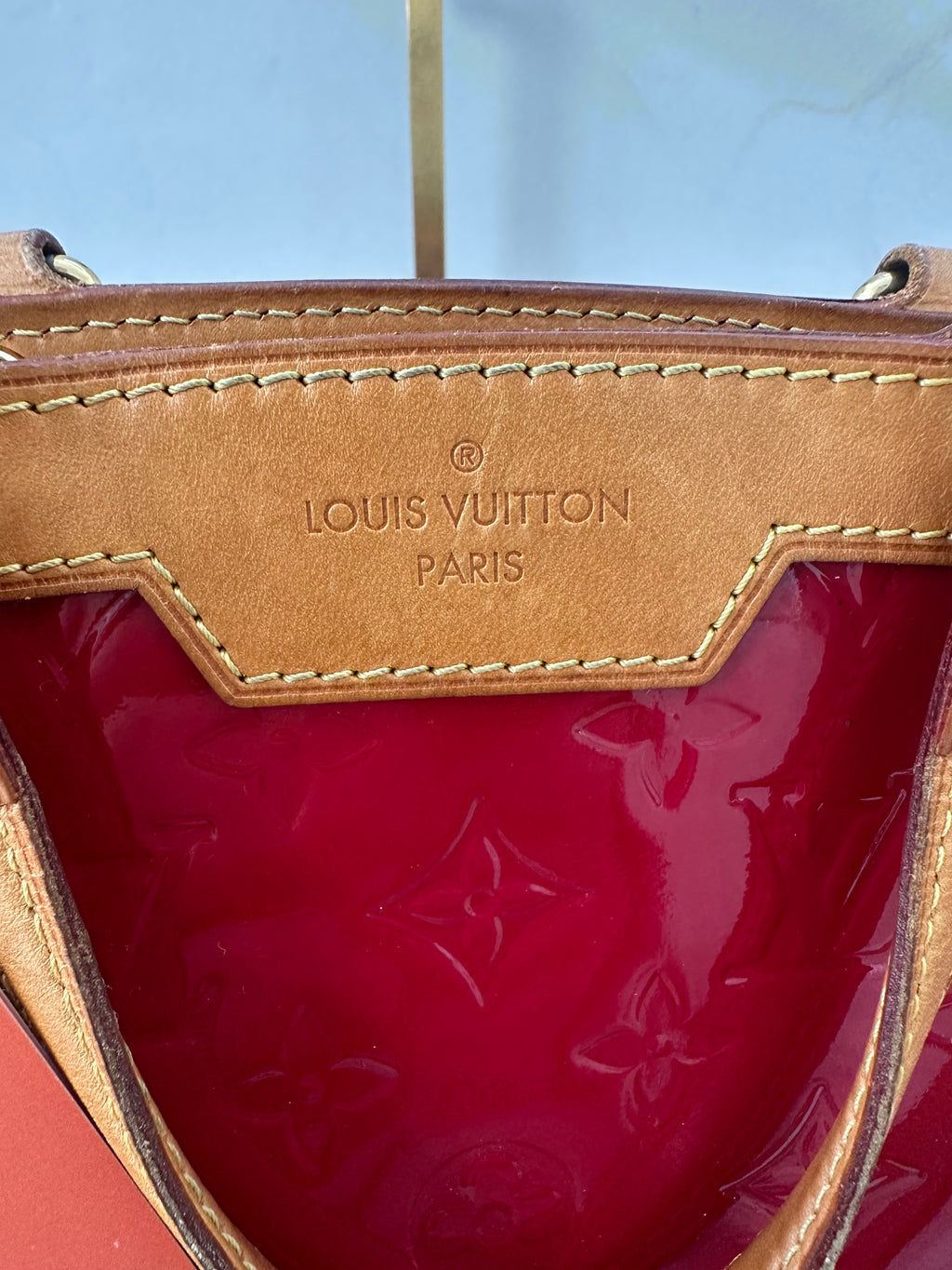 Louis Vuitton Brea Red Vernis