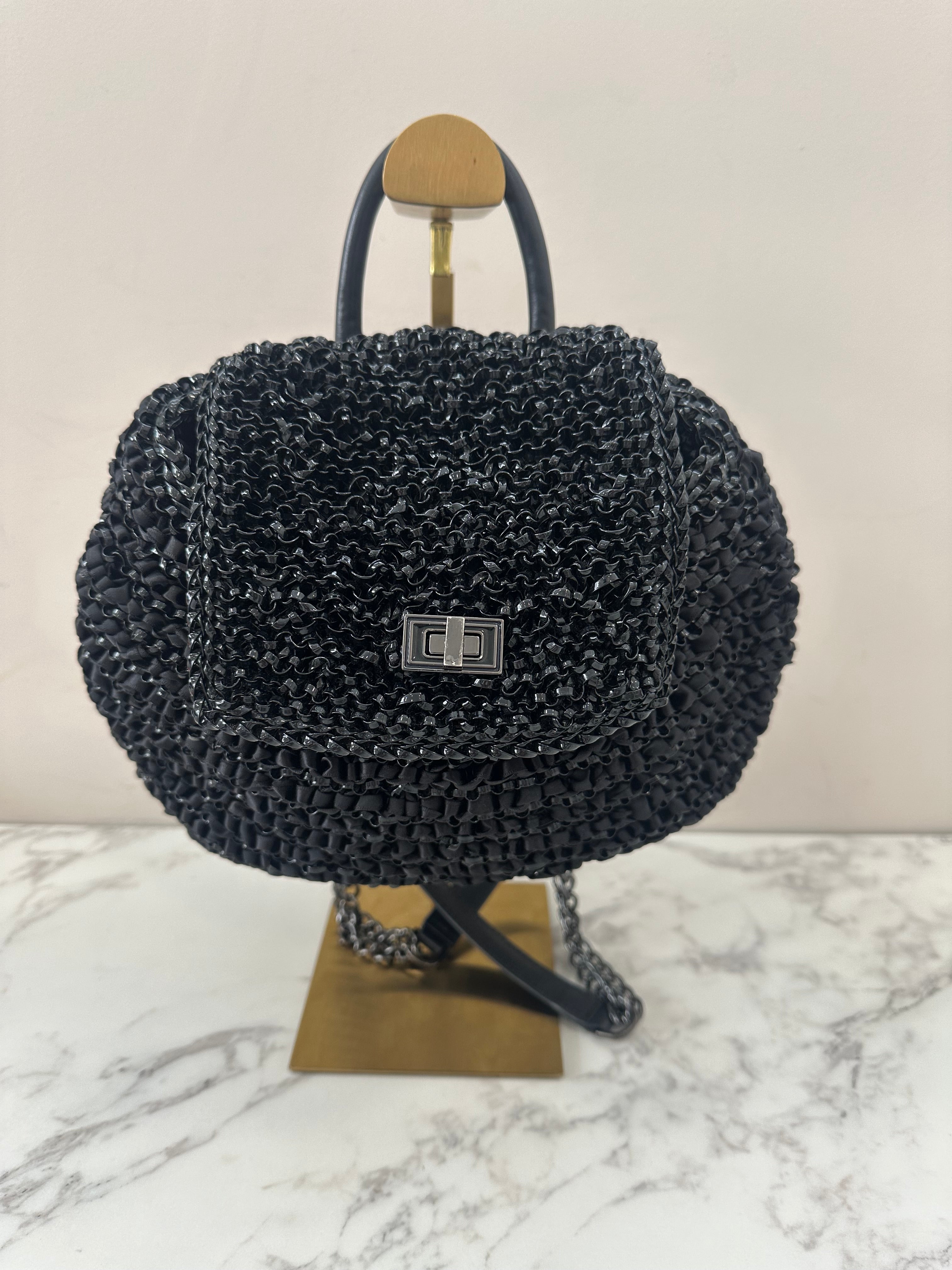 Black wirebag Backpack