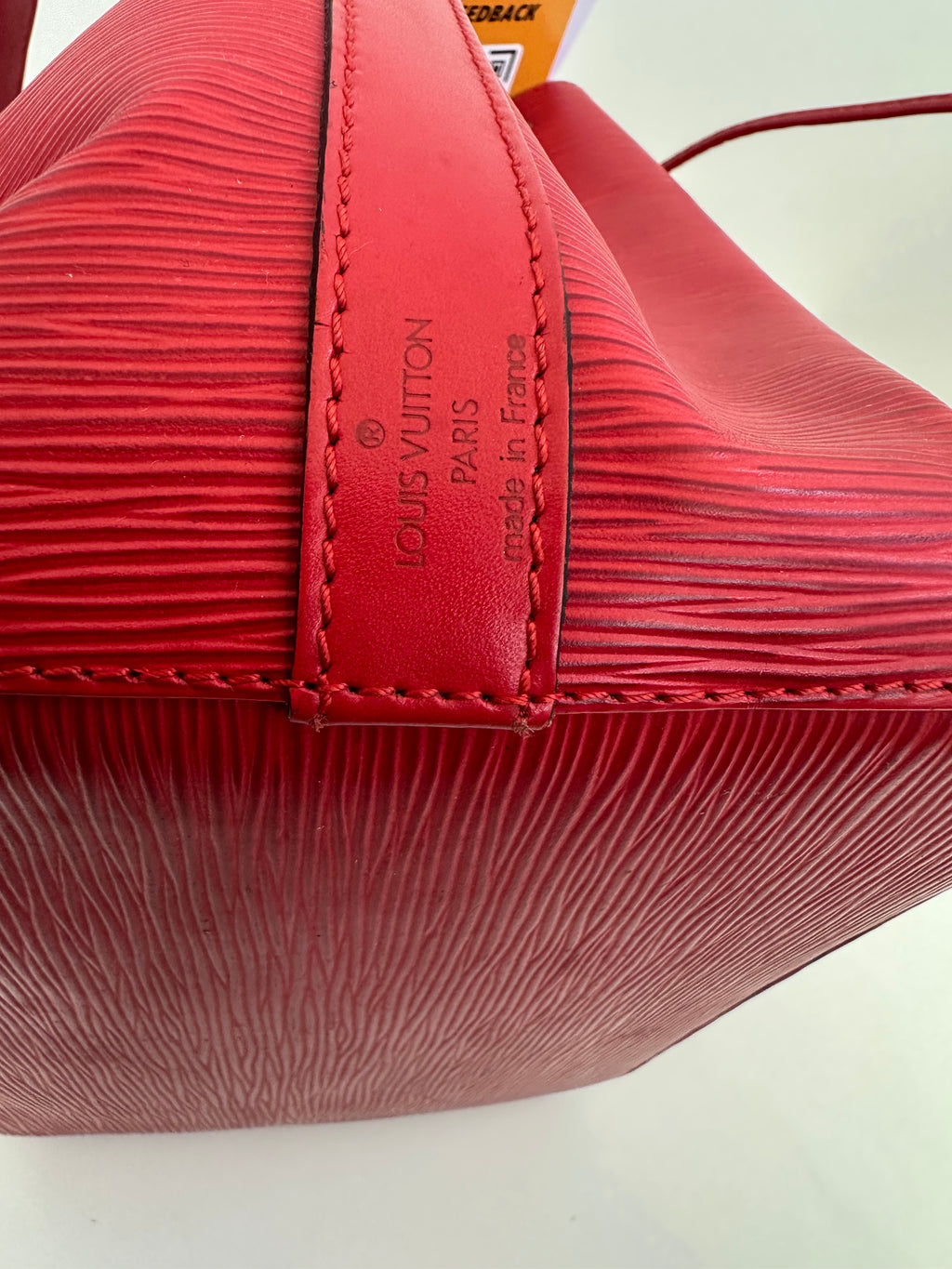 Louis Vuitton Petite Noé Red Epi