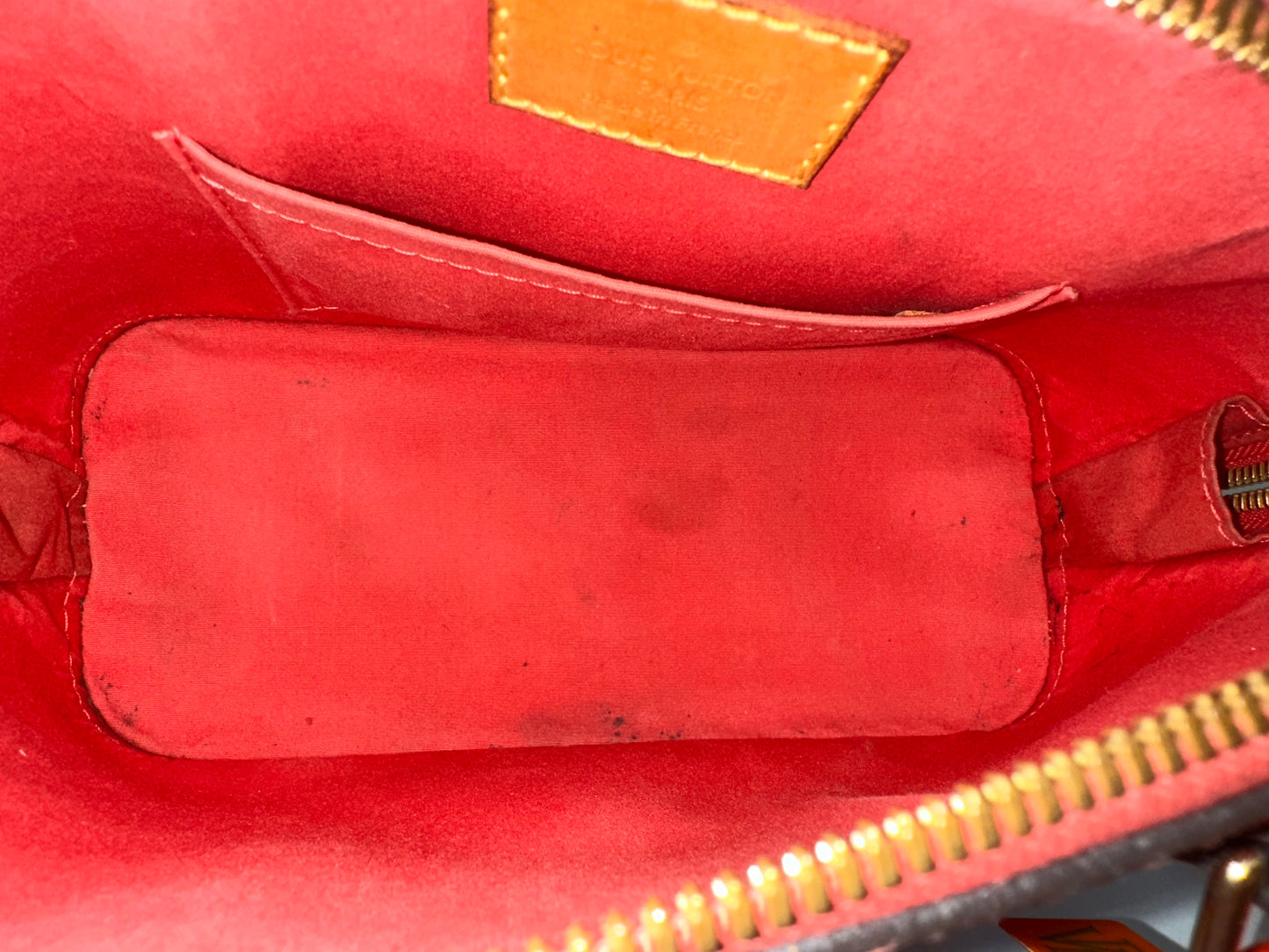 Louis Vuitton Alma BB Vernis Orange