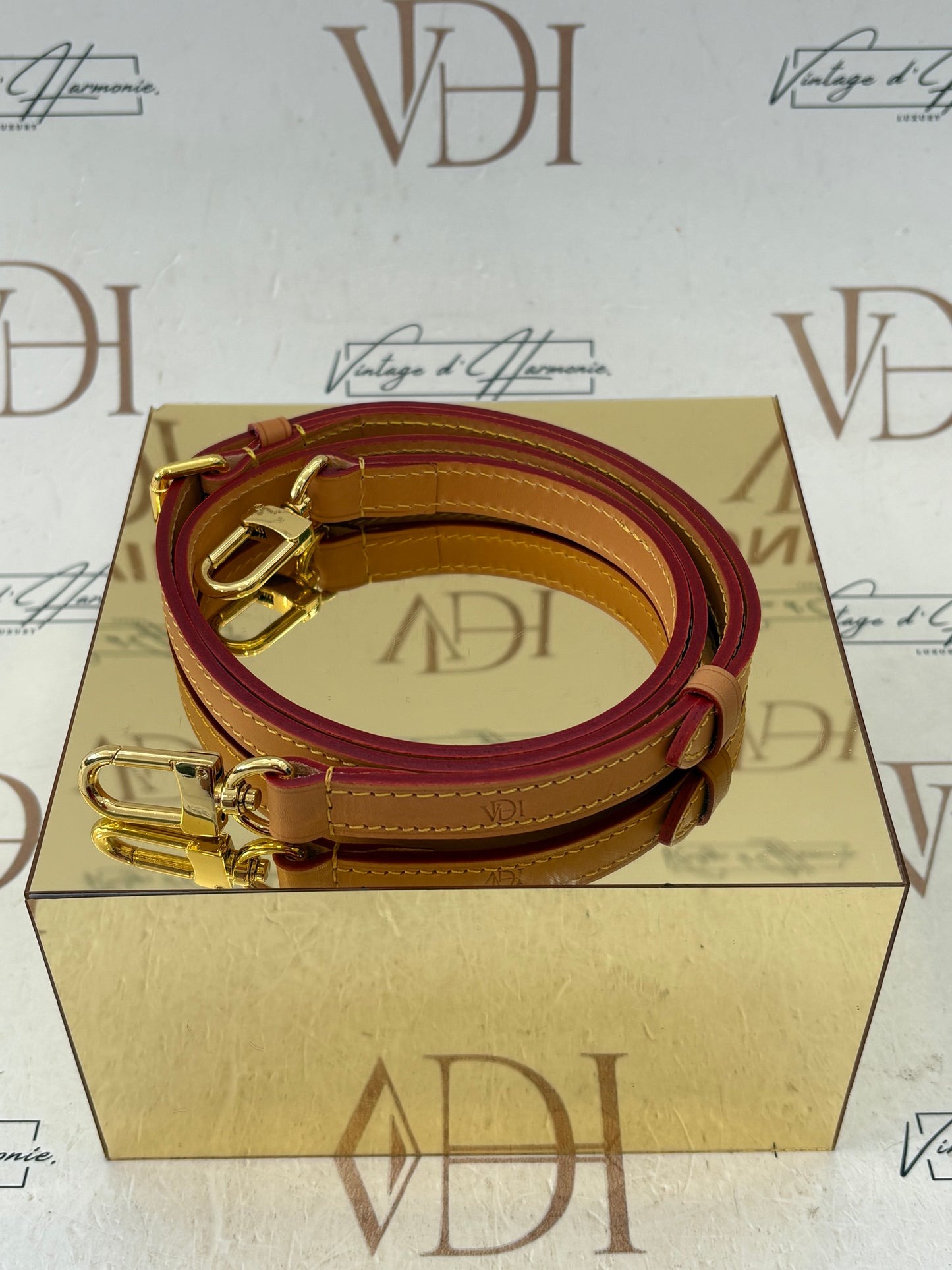 016967 - VDH Tracolla In Vacchetta Vintage