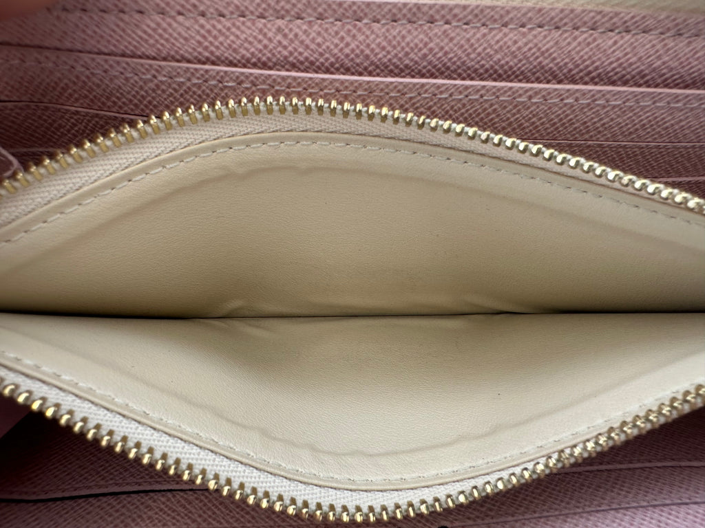 Louis Vuitton Azur Portefeuille Clemence Zippy Wallet