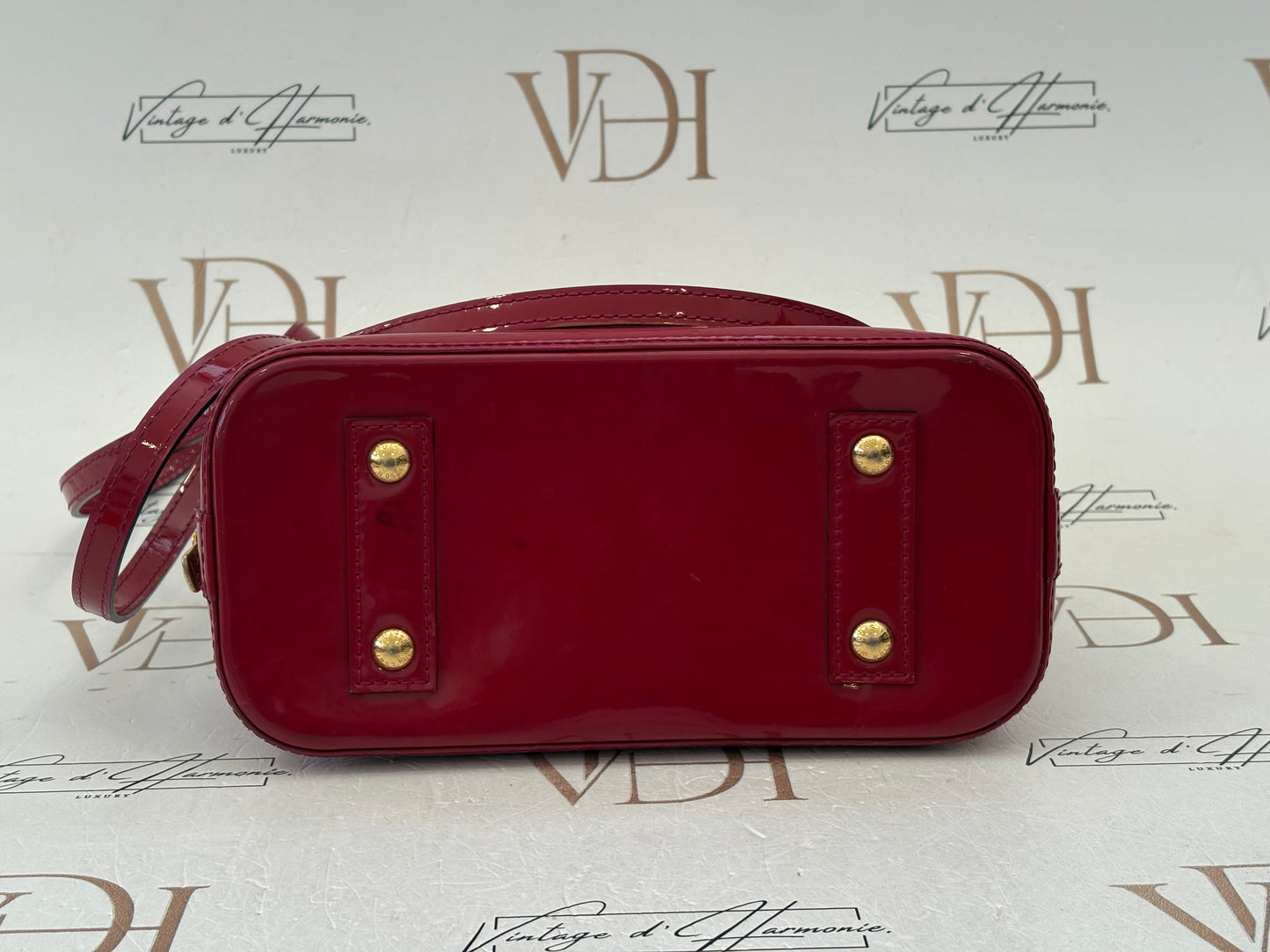 Louis Vuitton Alma BB Red Vernis