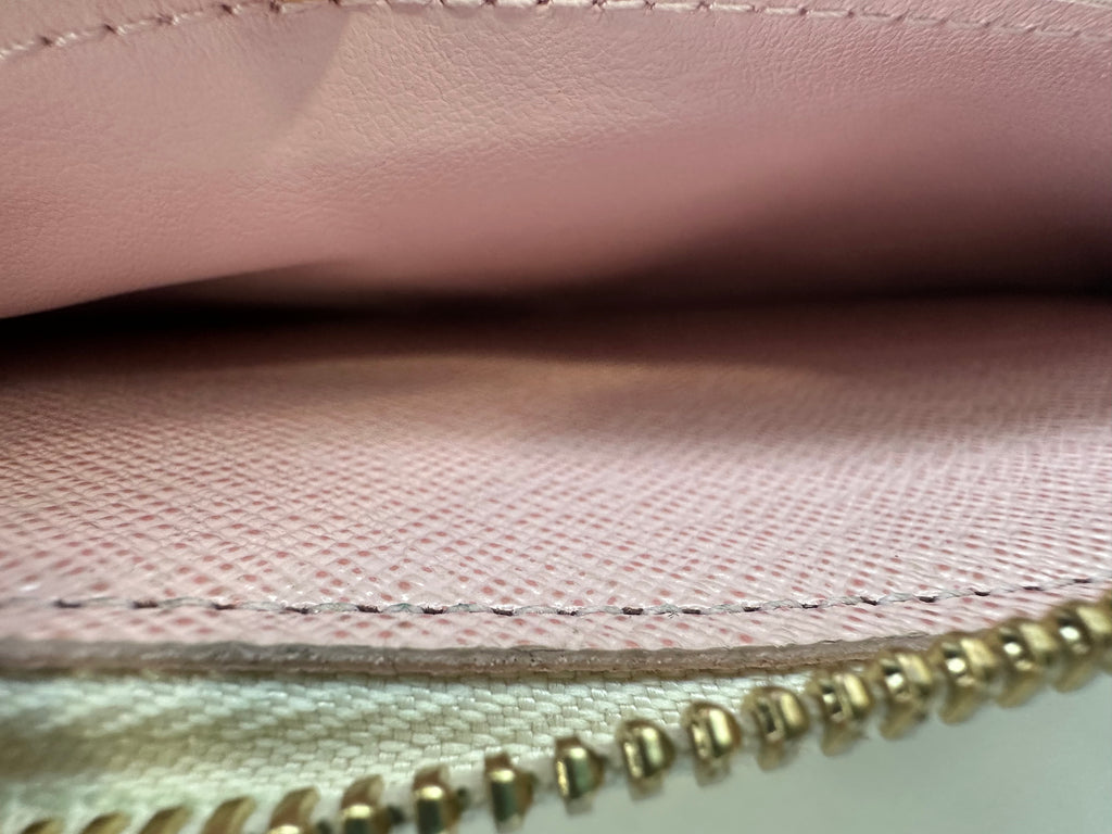 Louis Vuitton Azur Portefeuille Clemence Zippy Wallet