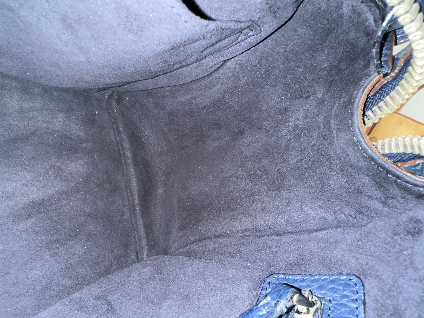 Fendi Blue Leather