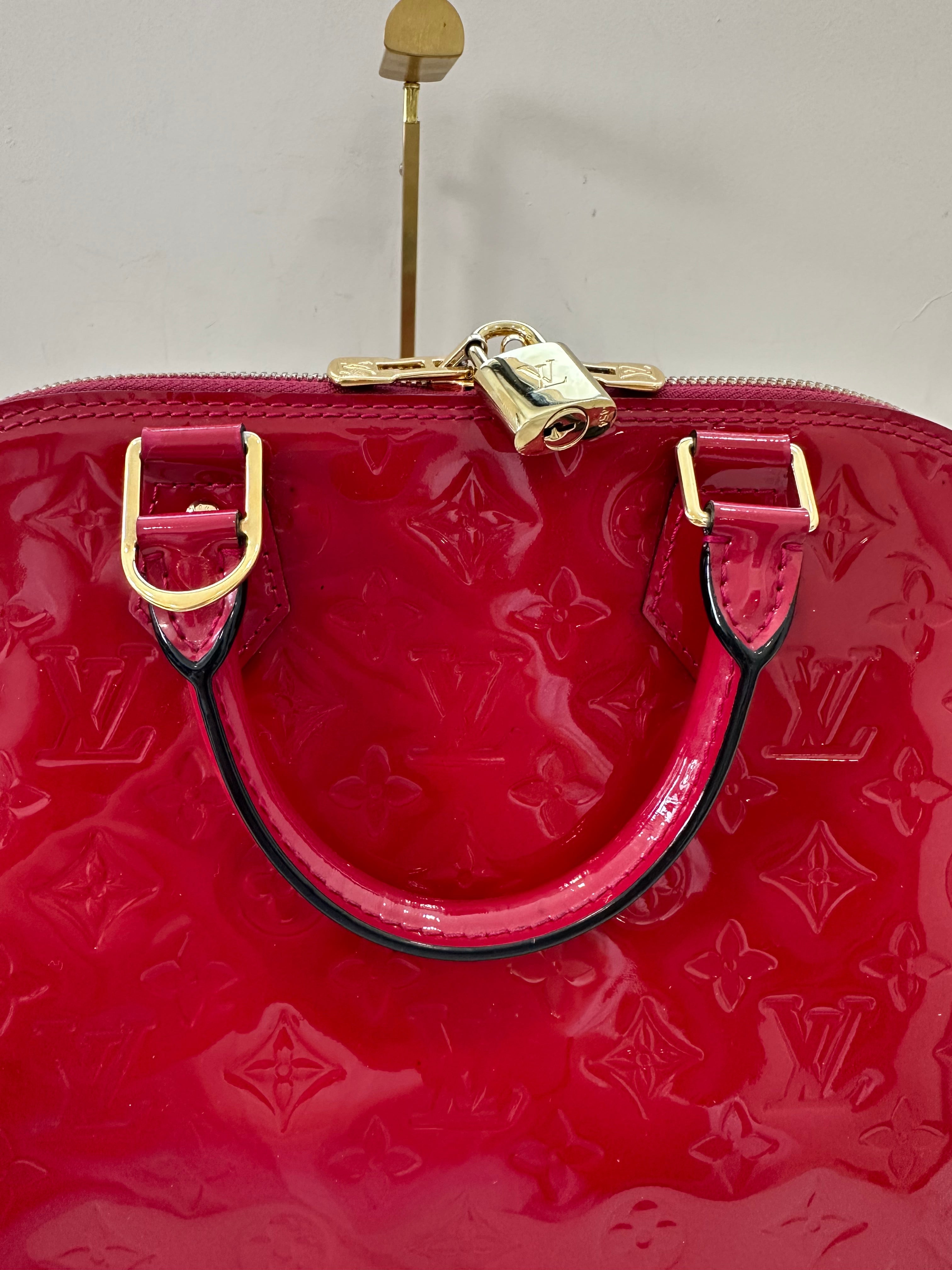 Louis Vuitton Alma Vernis Red