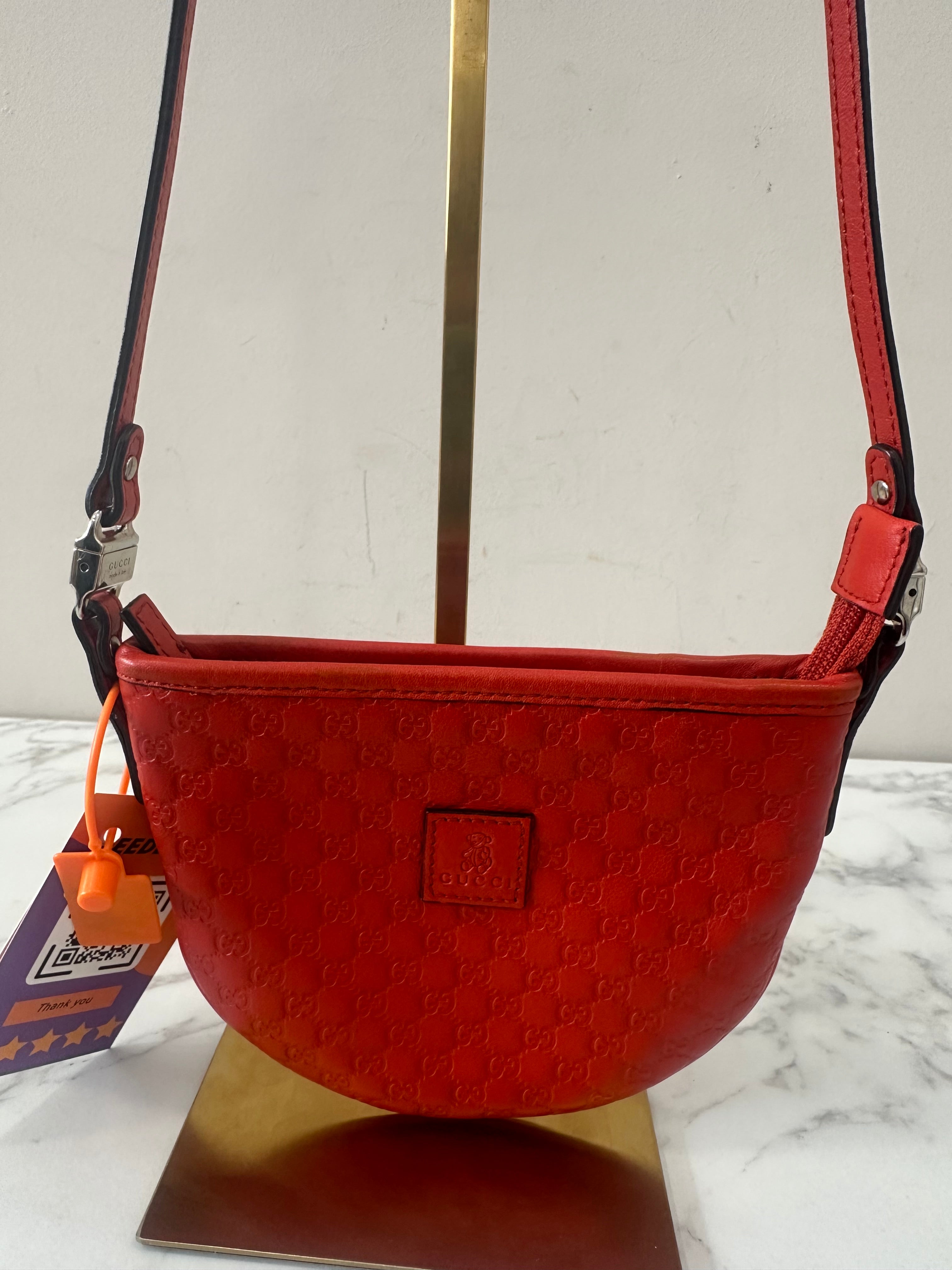 Gucci Red Leather GG