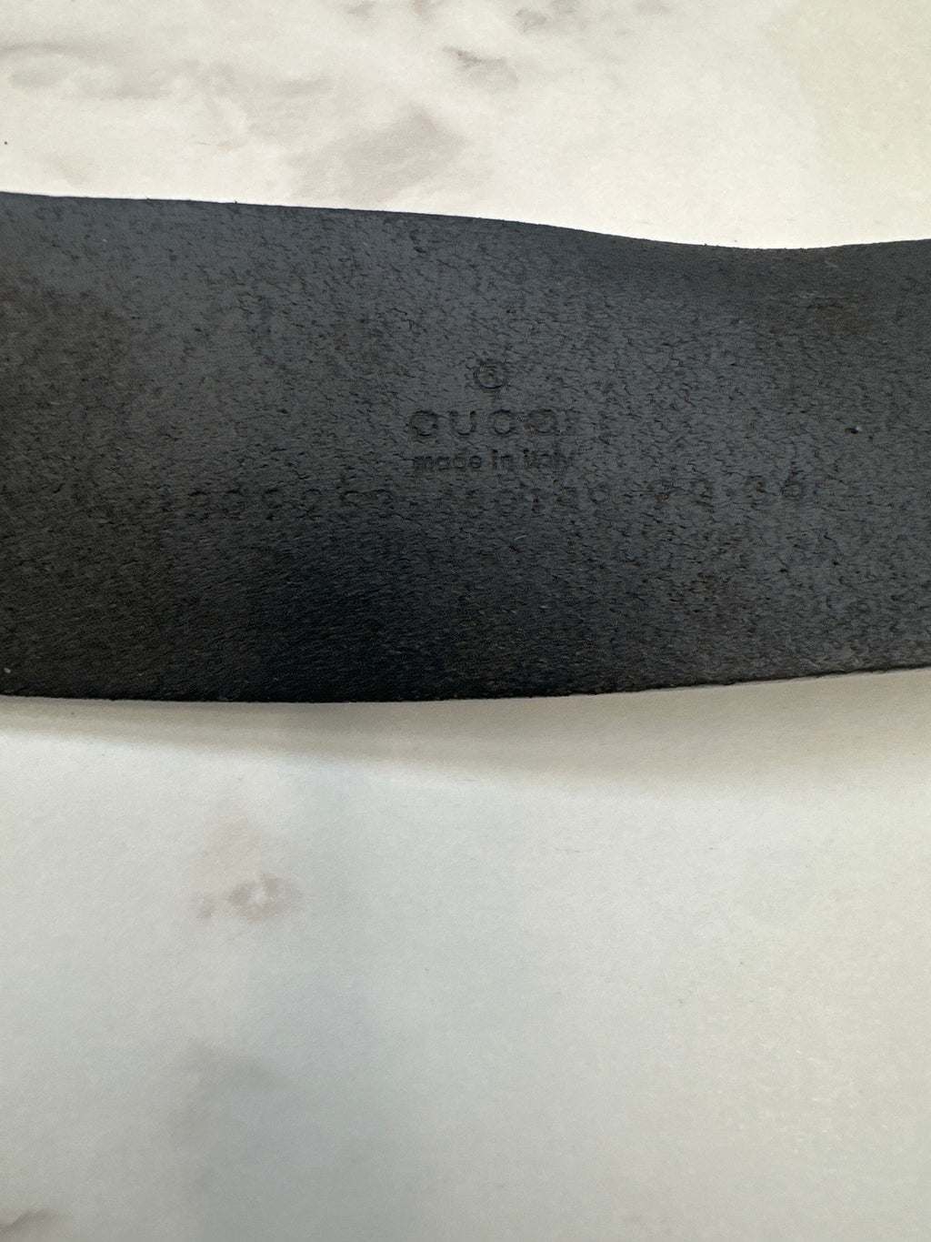 Gucci Black Belt