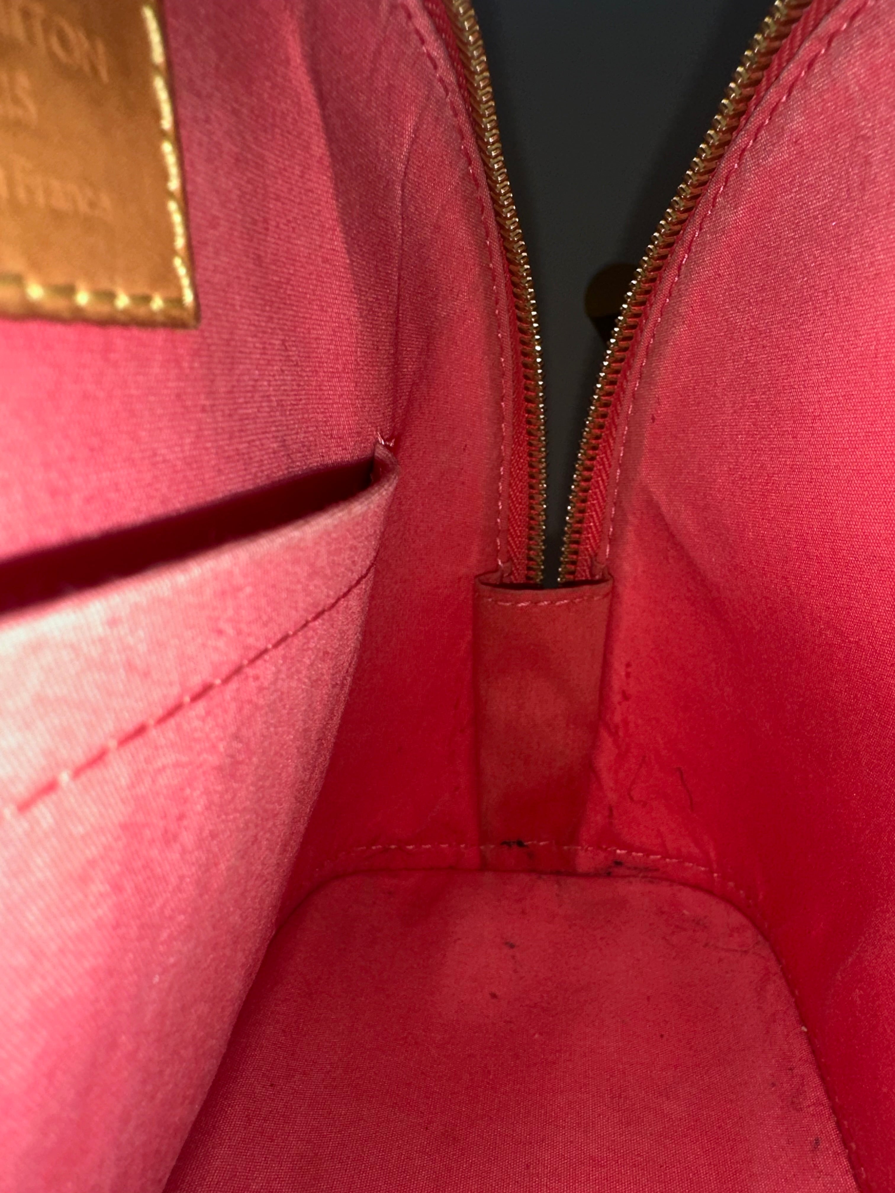 Louis Vuitton Alma BB Vernis Orange