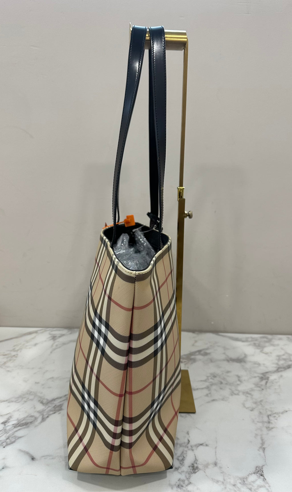 Burberry Beige PVC House Check