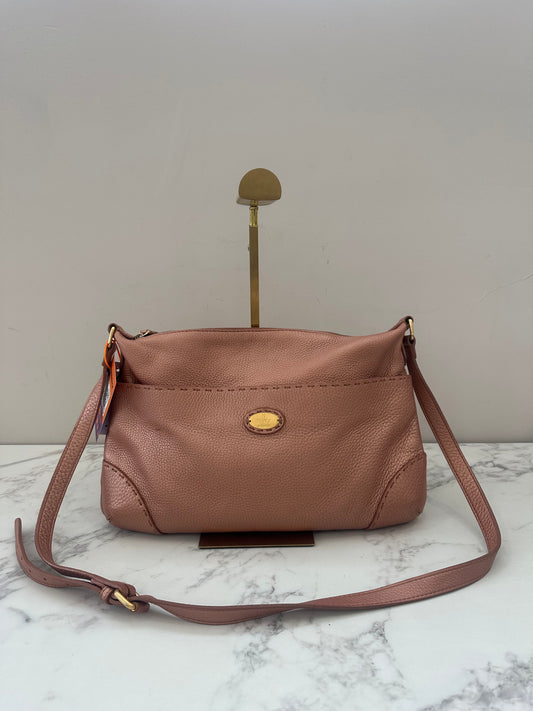 Fendi Pink Leather Sellier