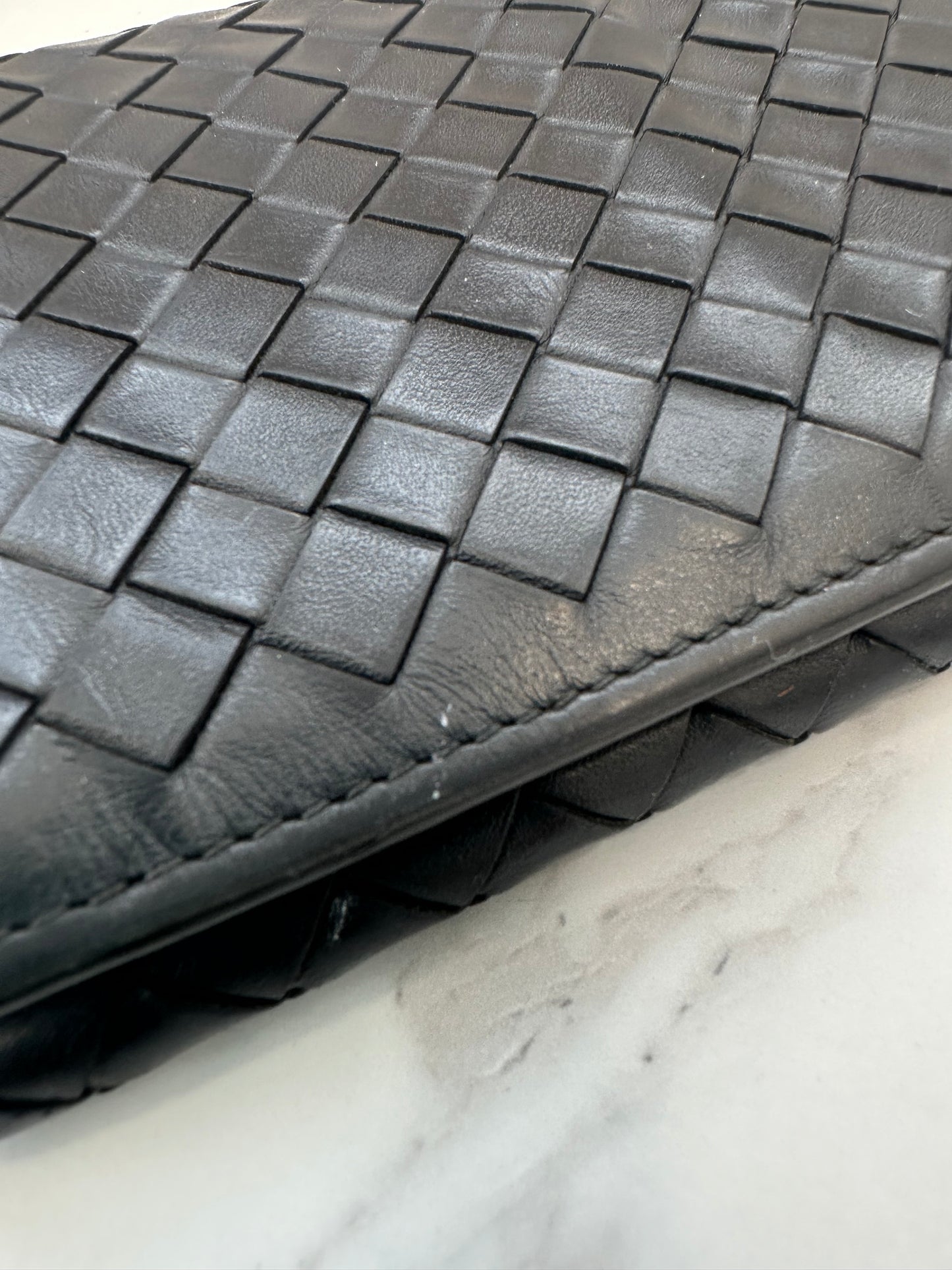 Bottega Veneta Black Lomg Wallet