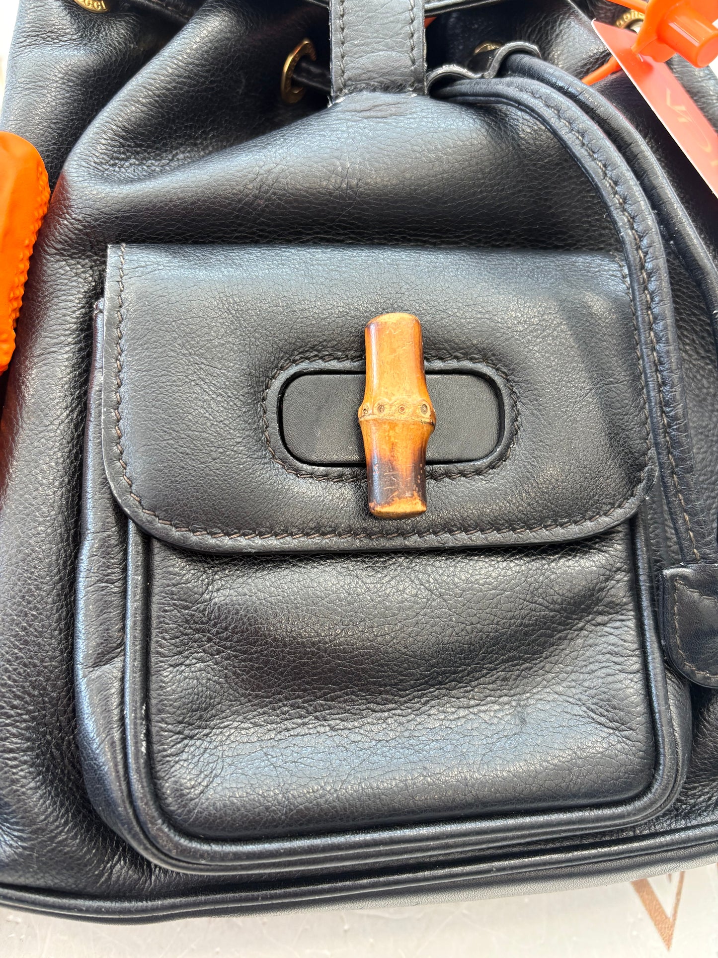 383374 - Gucci Bamboo Backpack