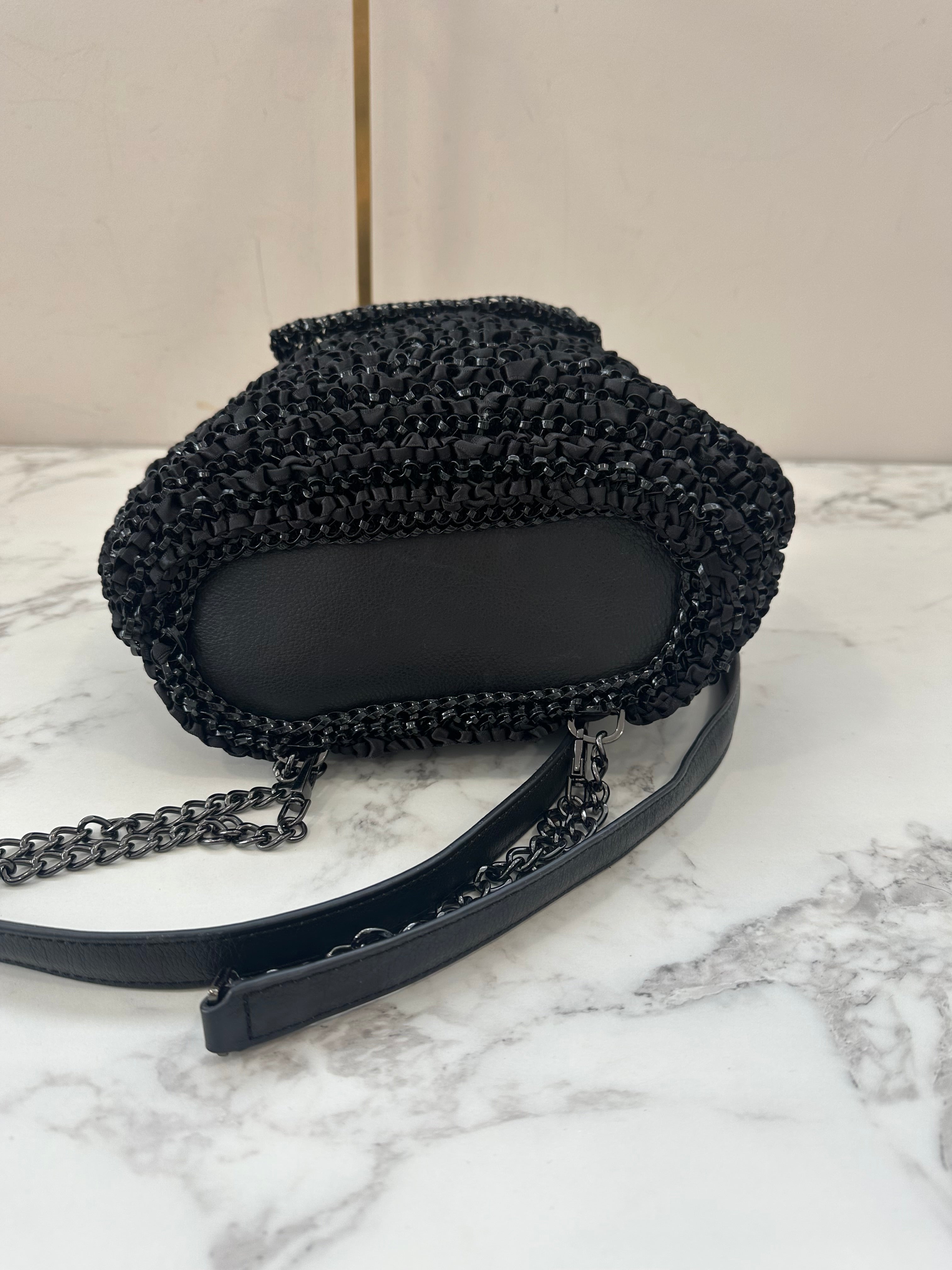 Black wirebag Backpack