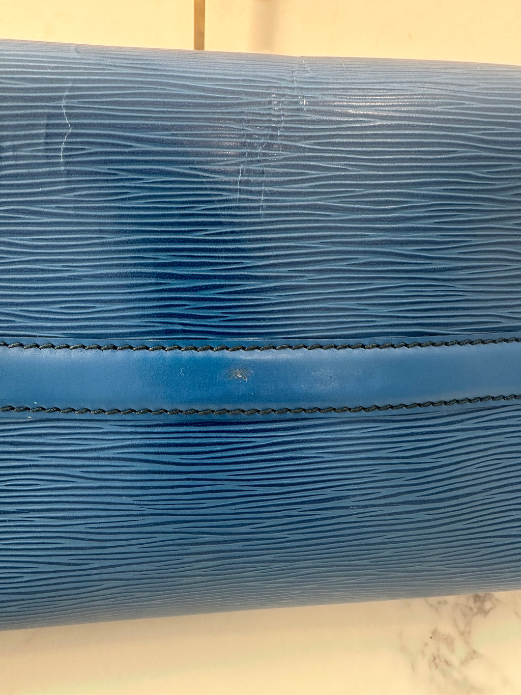 Louis Vuitton Speedy 25 Epi Blue