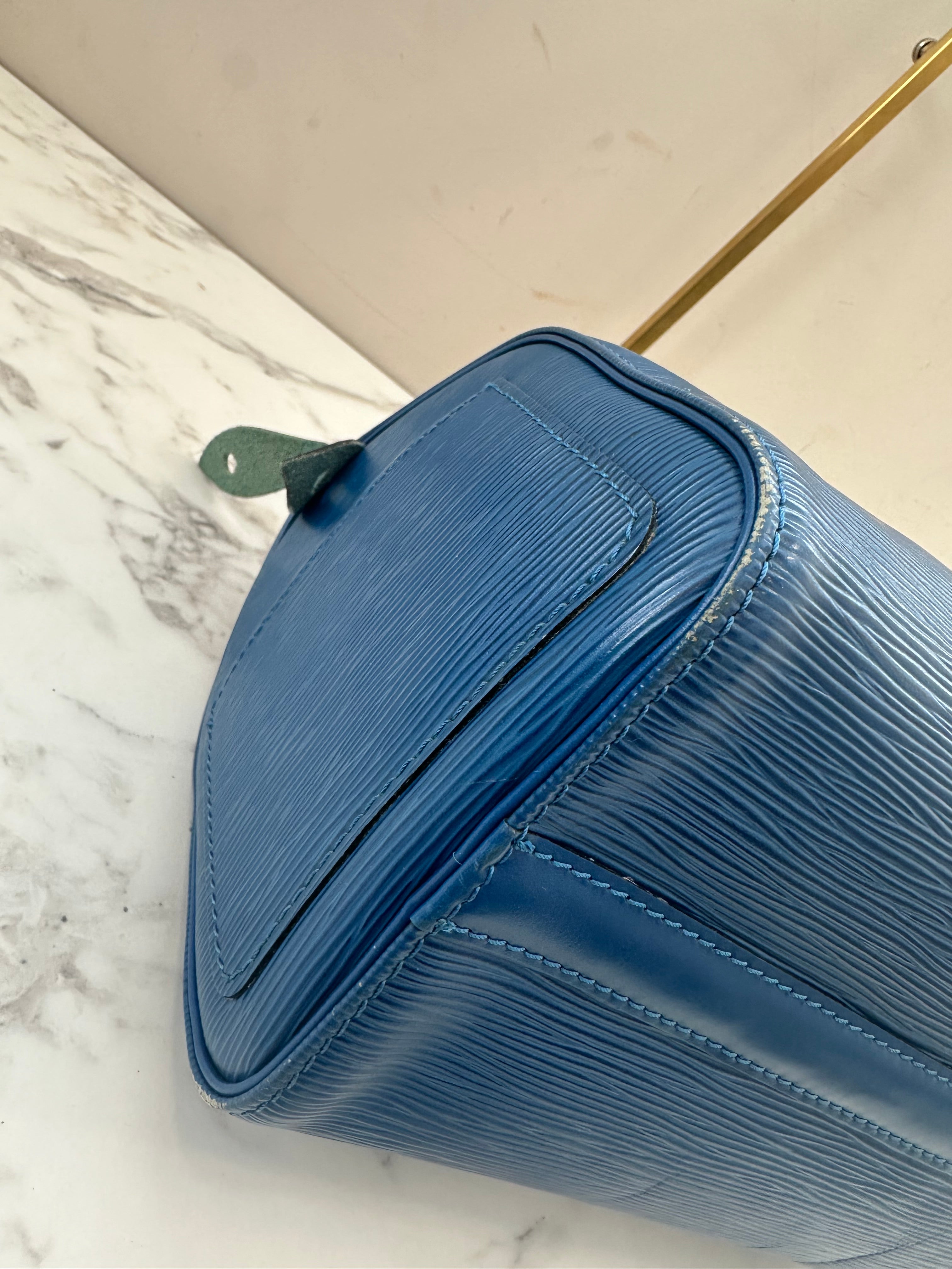 Louis Vuitton  Speedy 25 Epi Blue