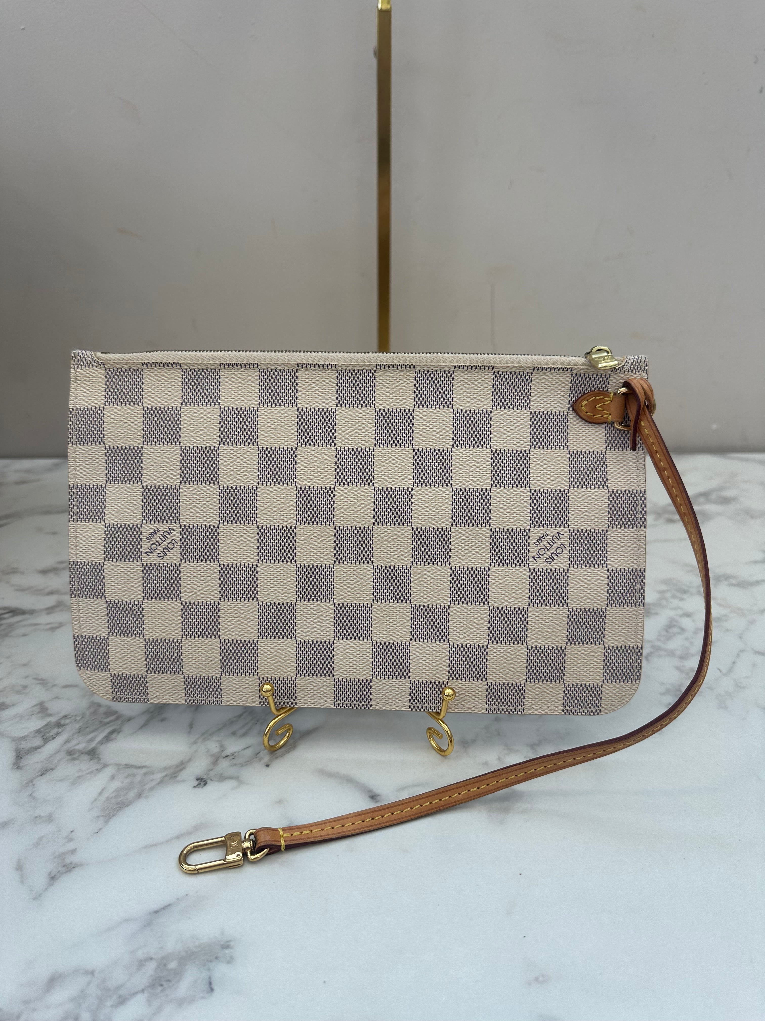 Louis Vuitton Neverfull Azur MM + Pochette