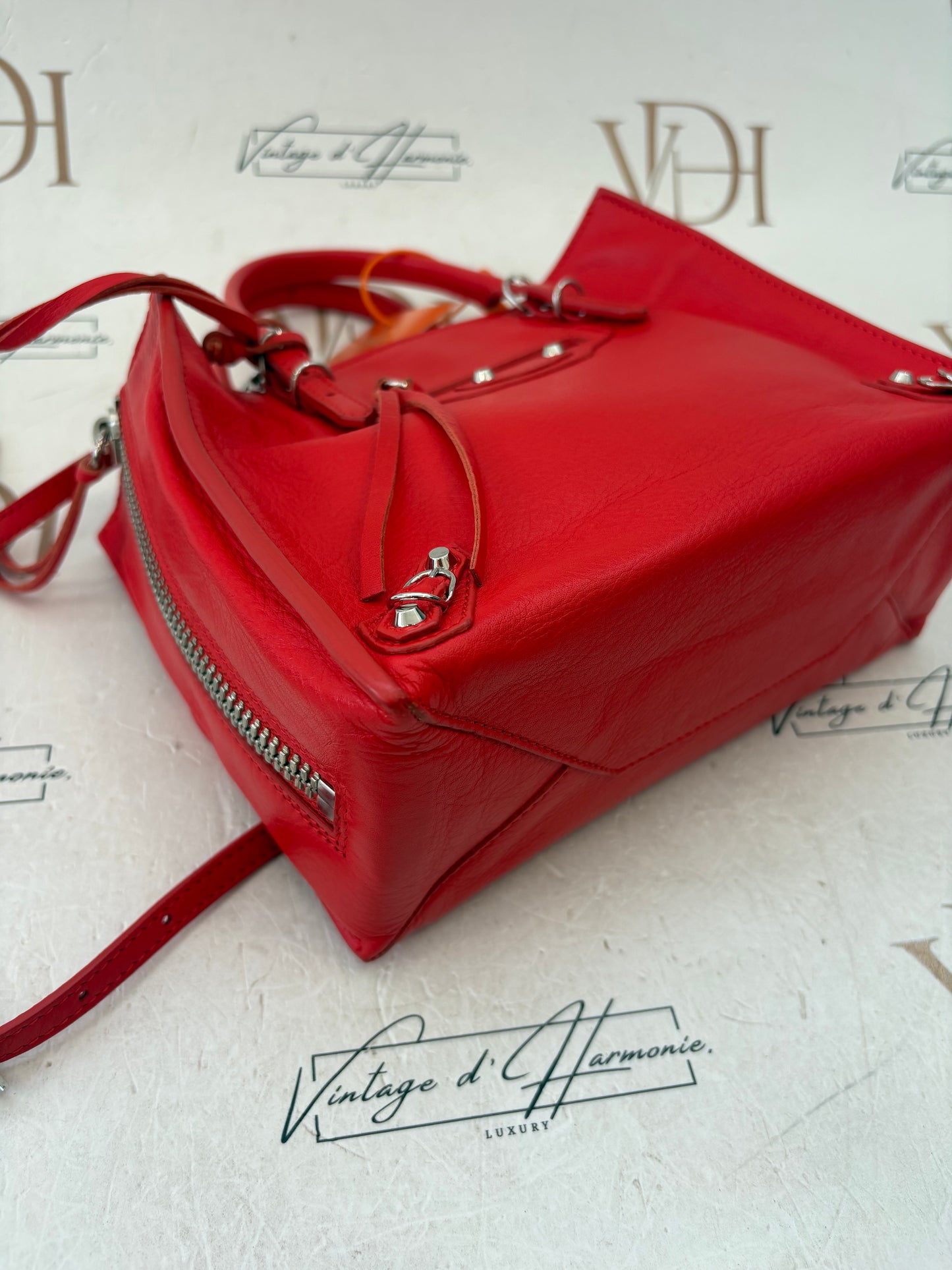 018102 - Balenciaga Red Papier Mini