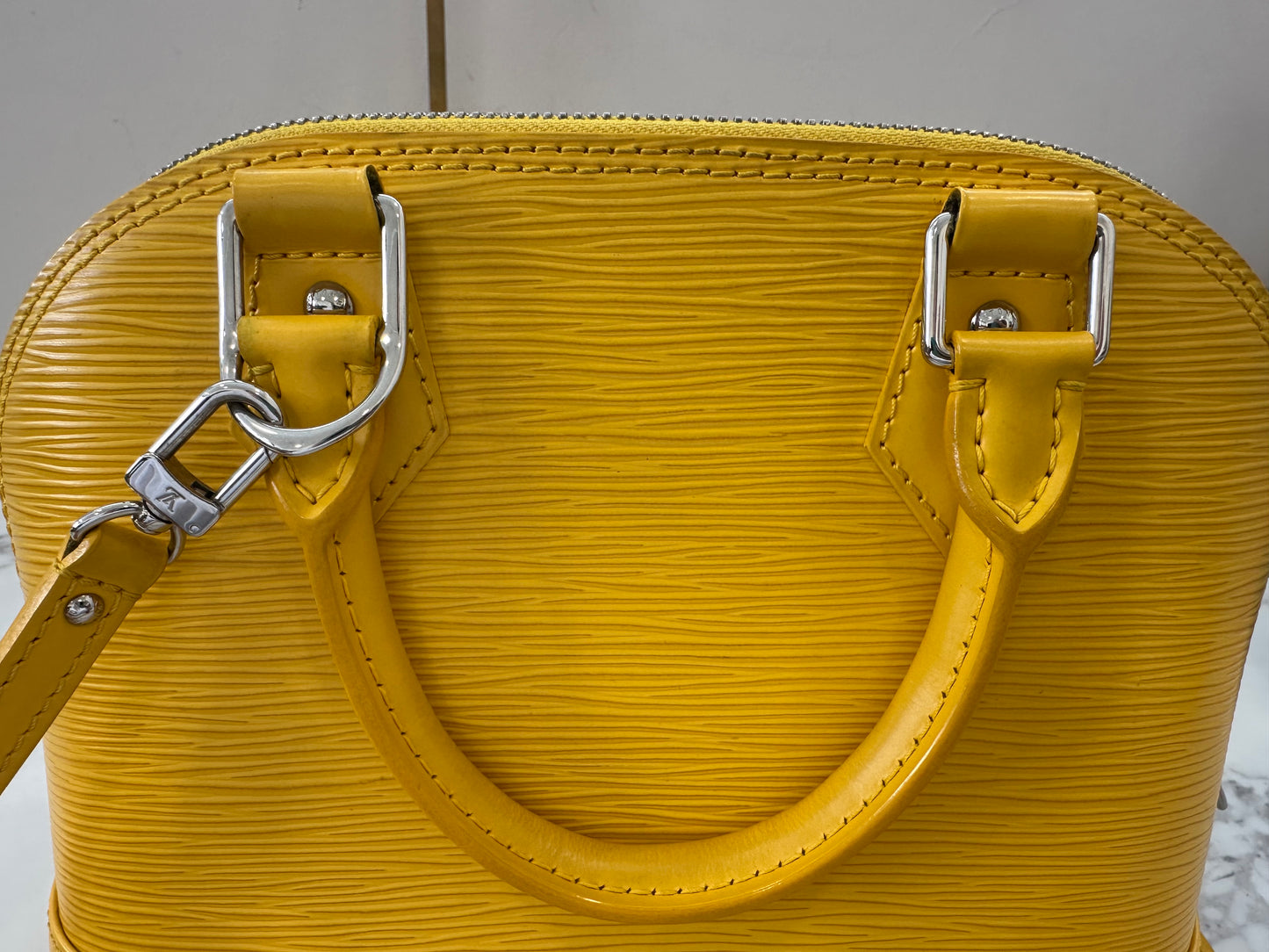 Louis Vuitton Alma BB Epi Yellow