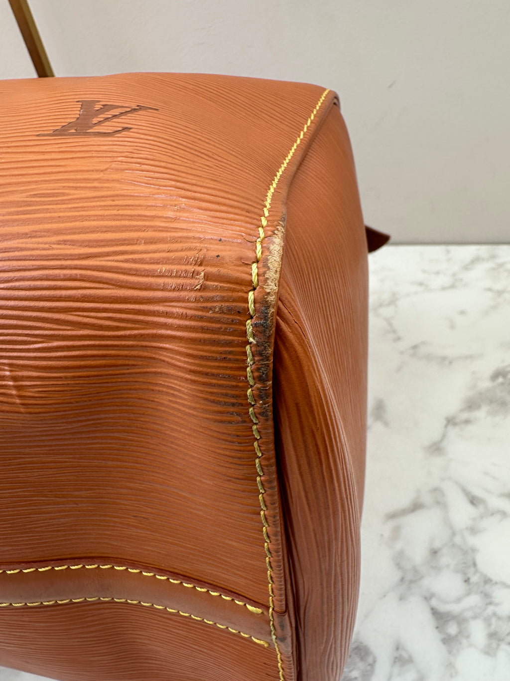 Louis Vuitton Keepall 45 Epi Brown