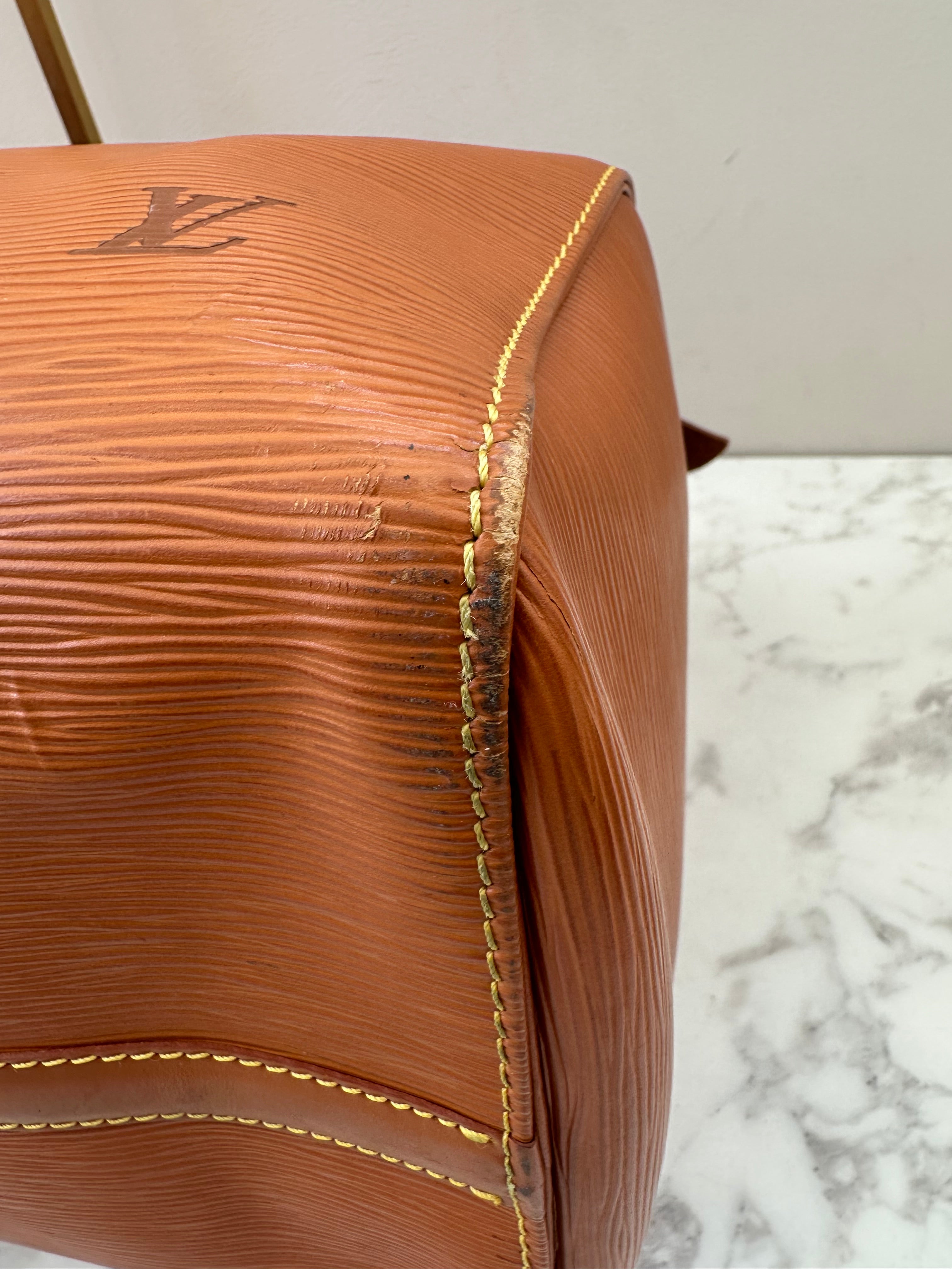 Louis Vuitton Keepall 45 Epi Brown