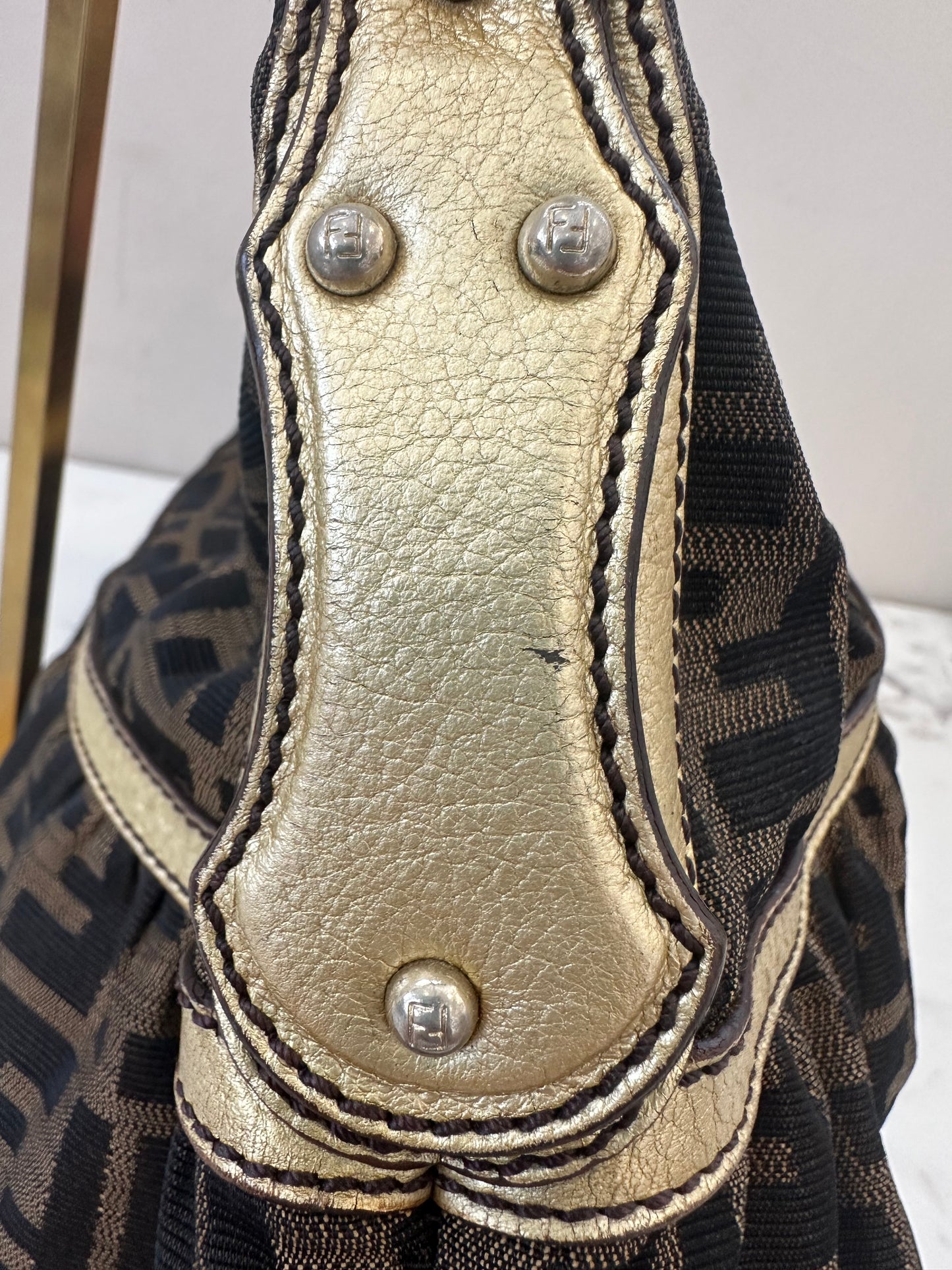 Fendi Brown Zucca Tote Bag