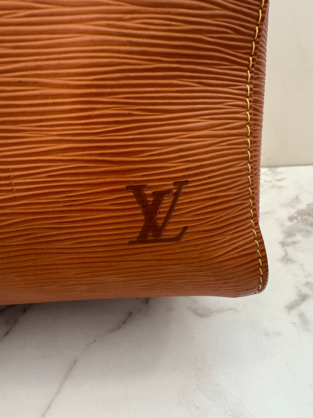 Louis Vuitton Keepall 45 Epi Brown