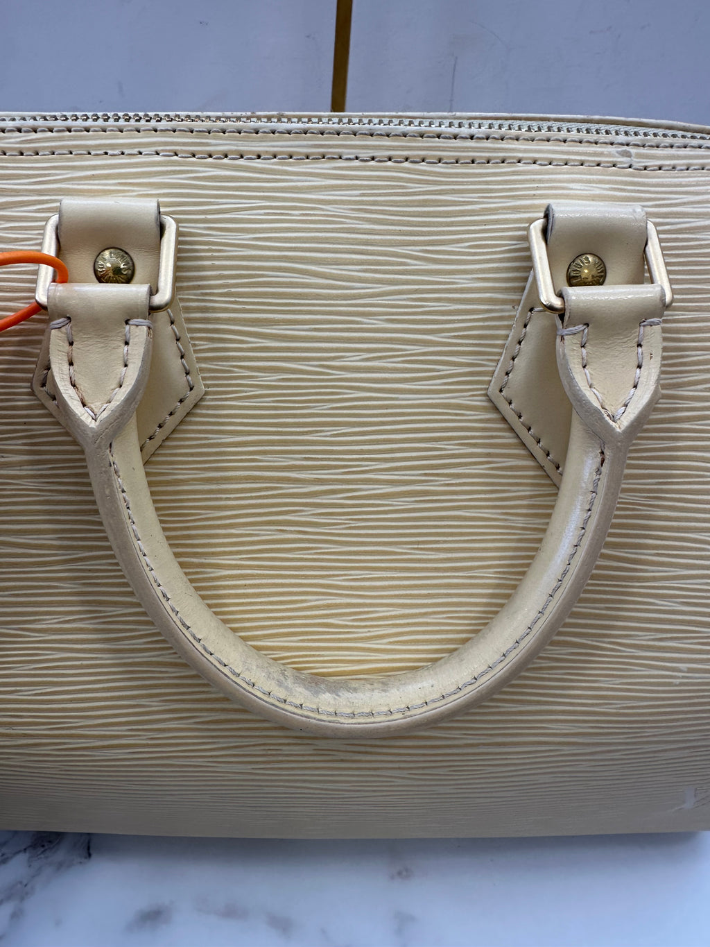 Louis Vuitton Speedy 25 Epi Cream