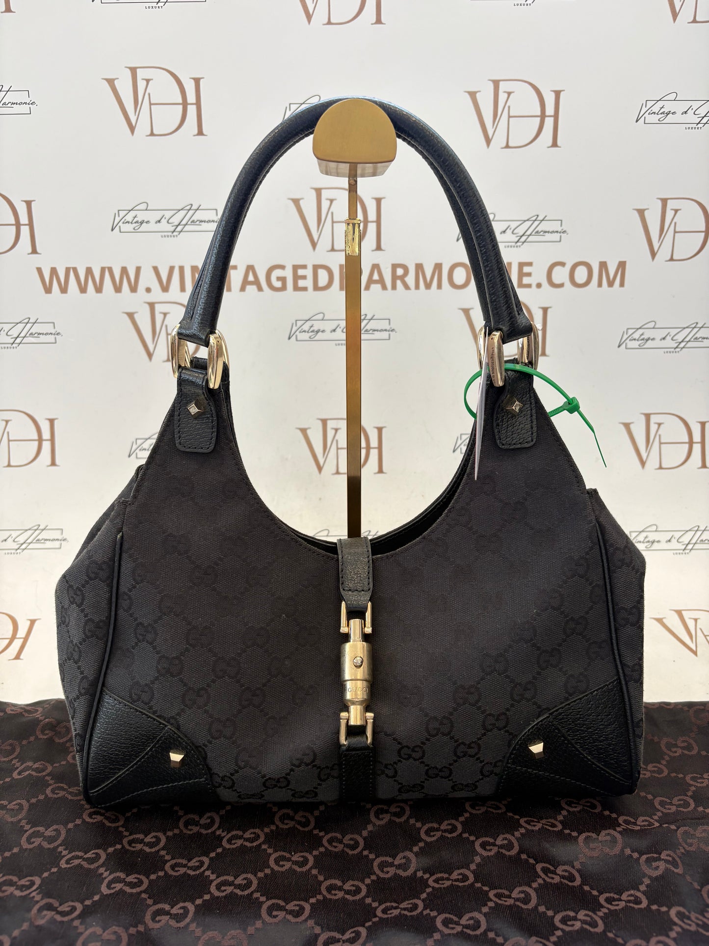 017078 - Gucci Black GG New Jackie