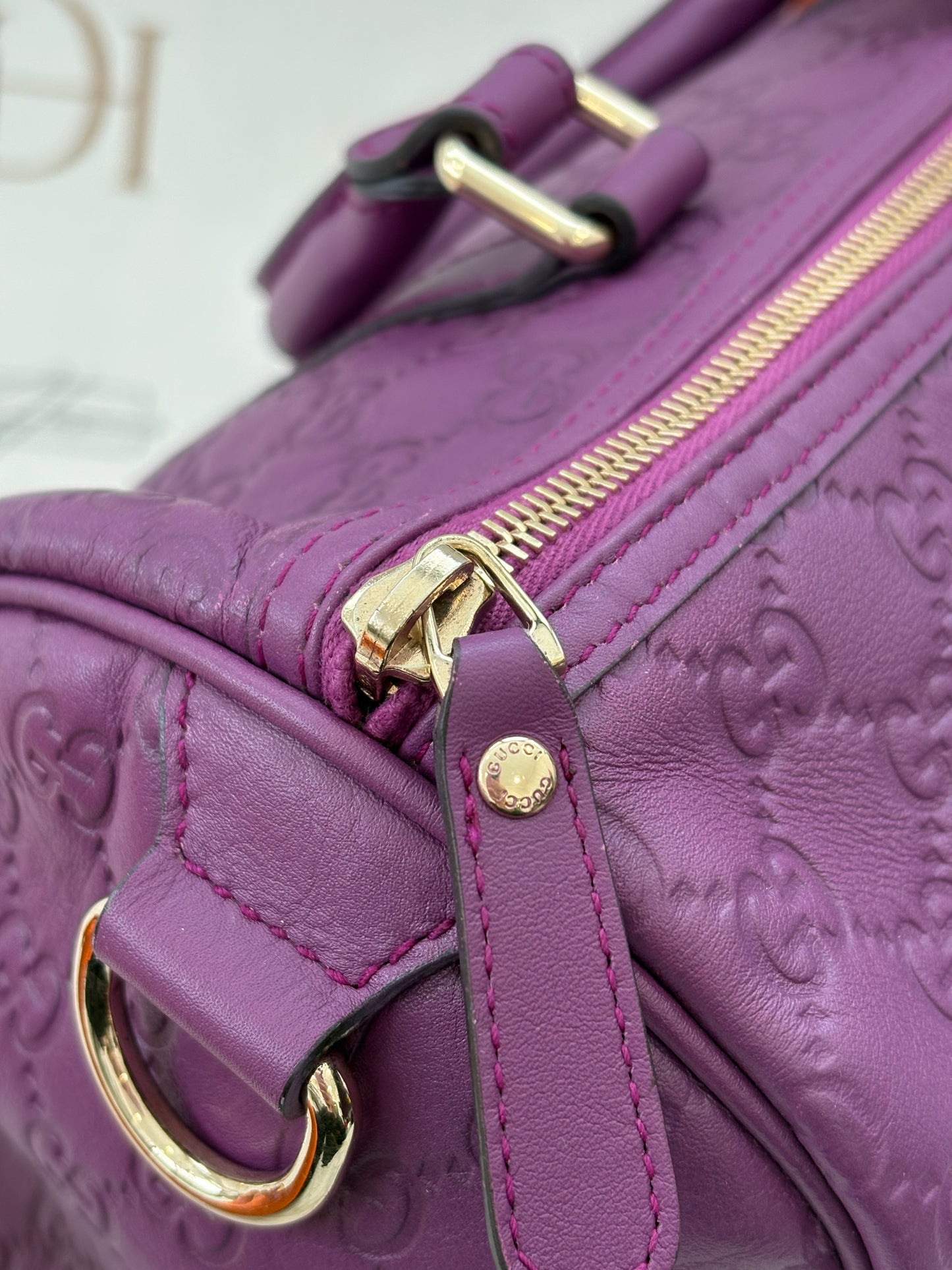 383710 - Gucci Bauletto Purple