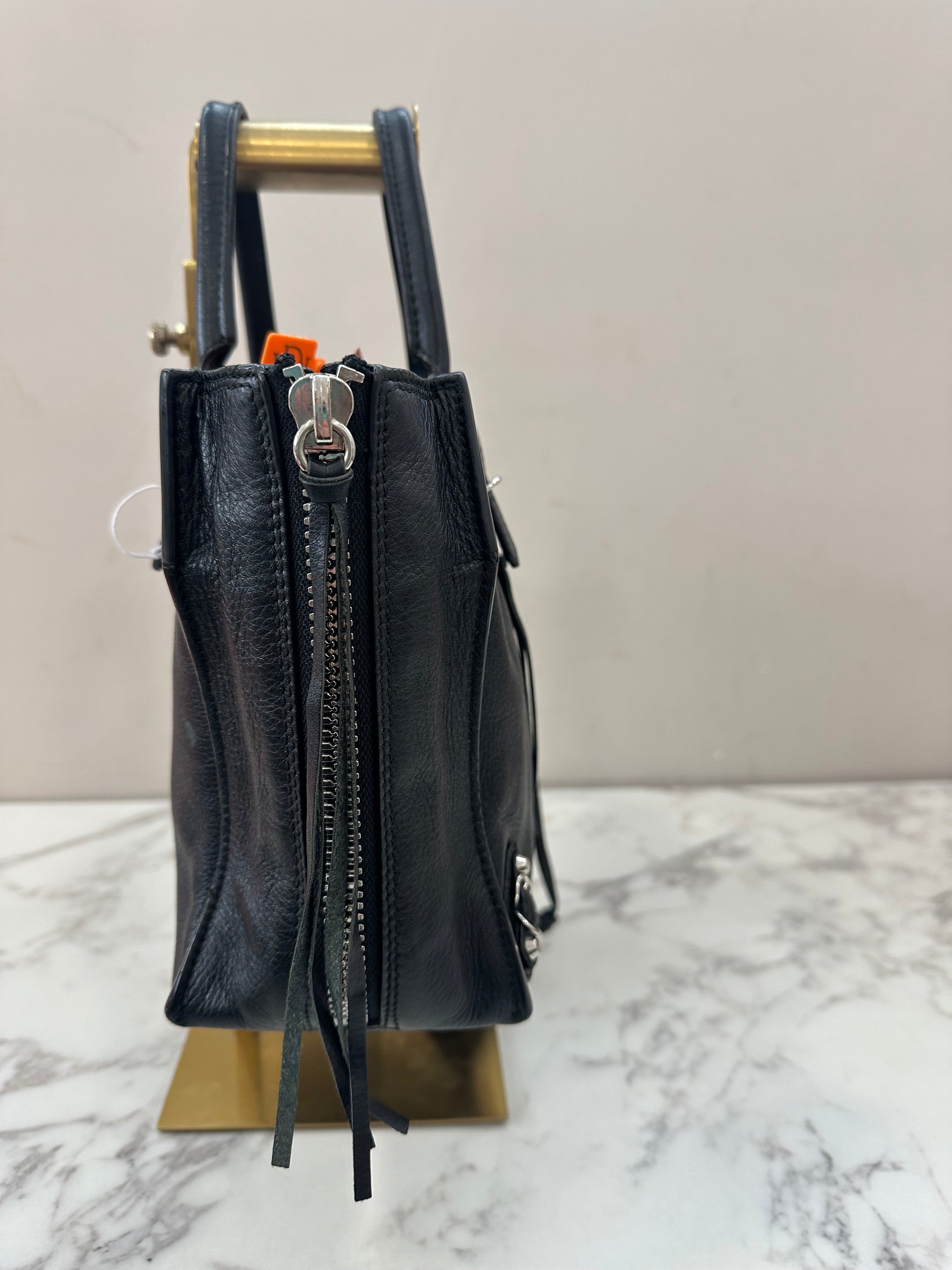 Balenciaga Black Leather