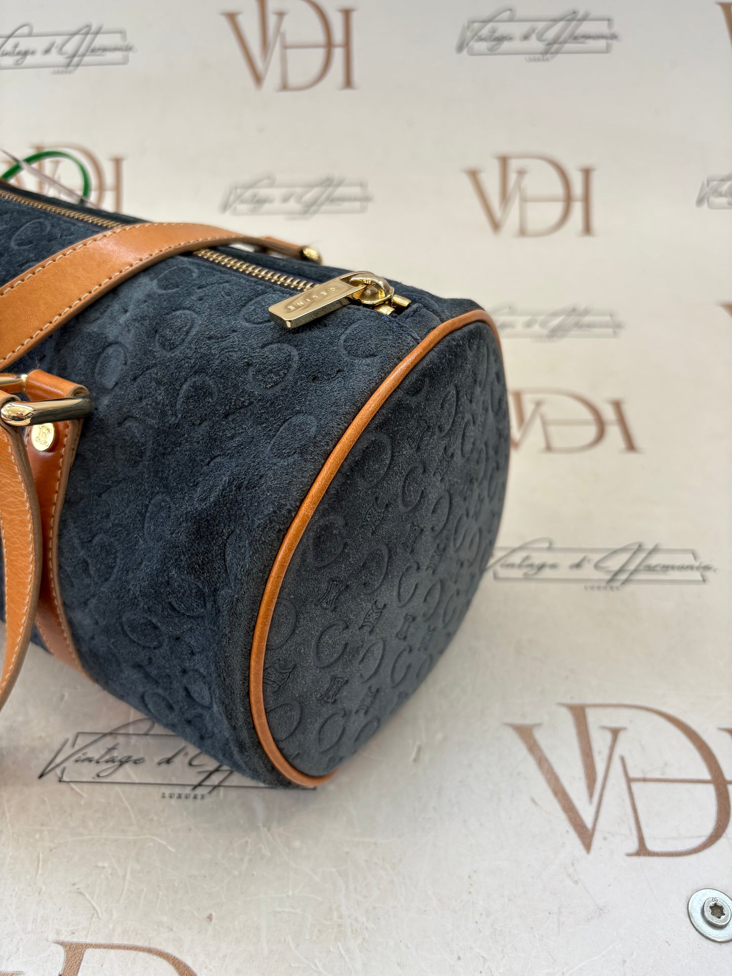 017102 - Céline Navy Suede