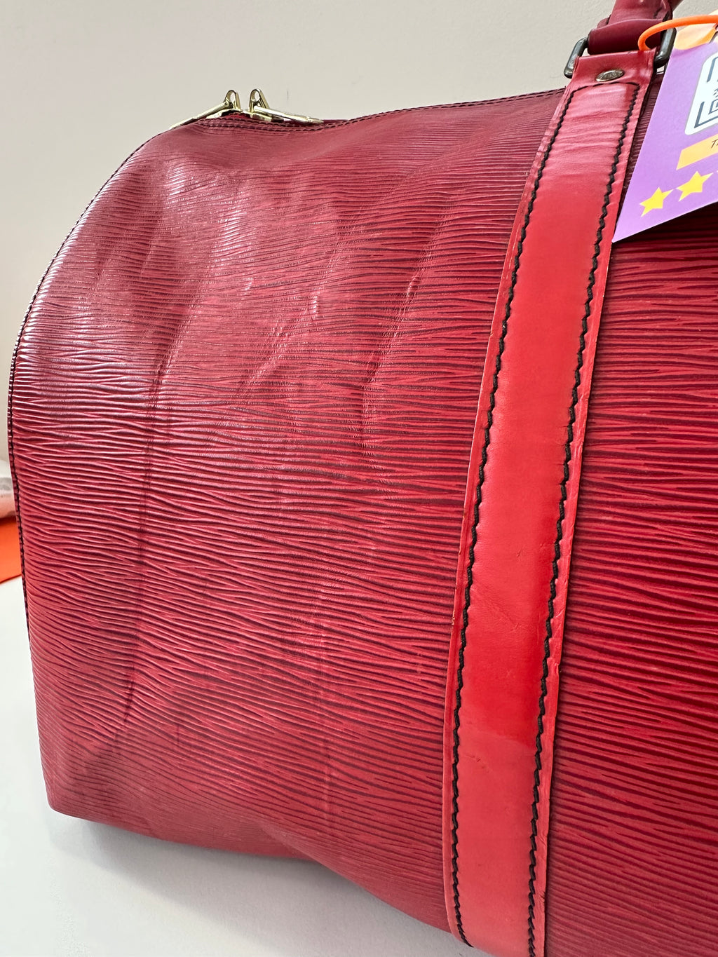 Louis Vuitton Keepall 50 Red Epi