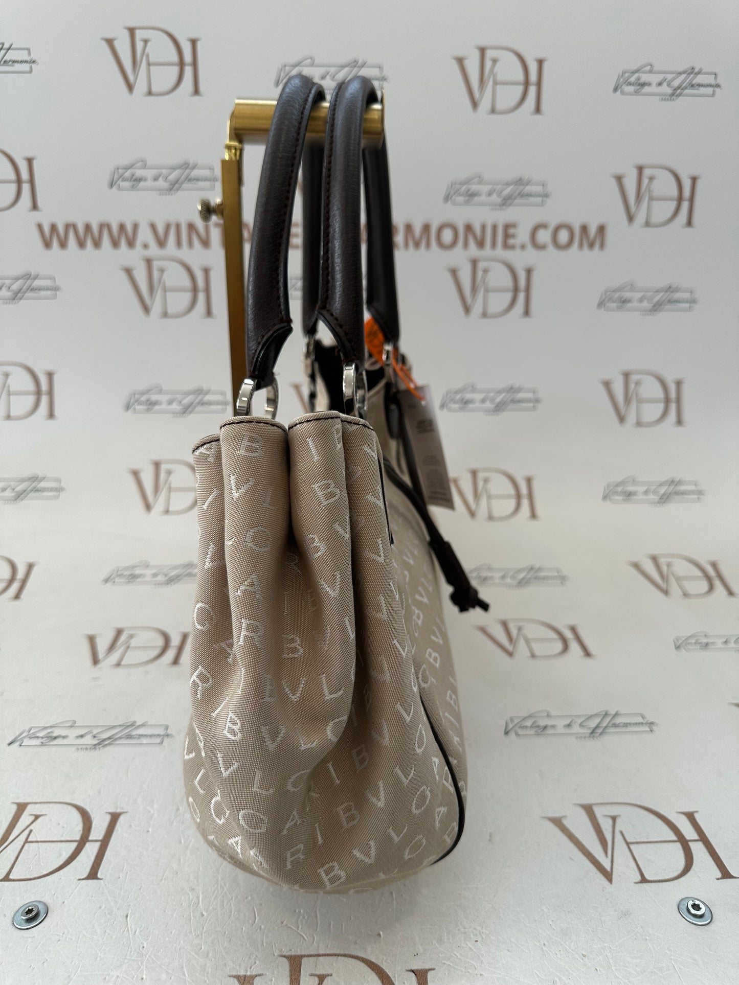 018084 - Bvlgari Beige Brown Logomania