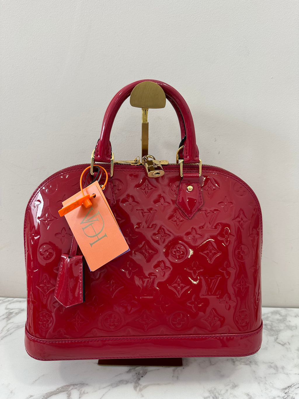 Louis Vuitton Alma Vernis Red