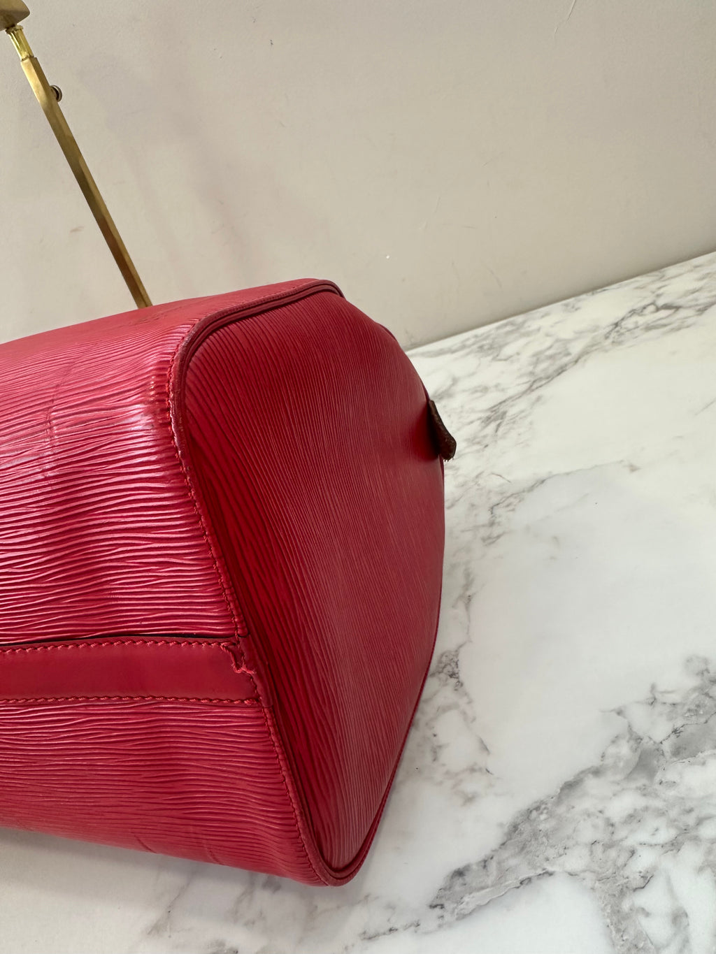 Louis Vuitton Speedy 35 Red Epi