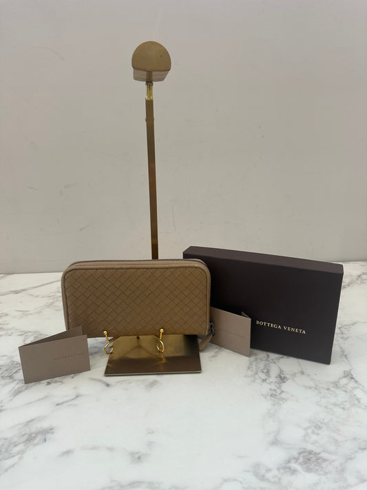 Bottega Veneta Beige Wallet