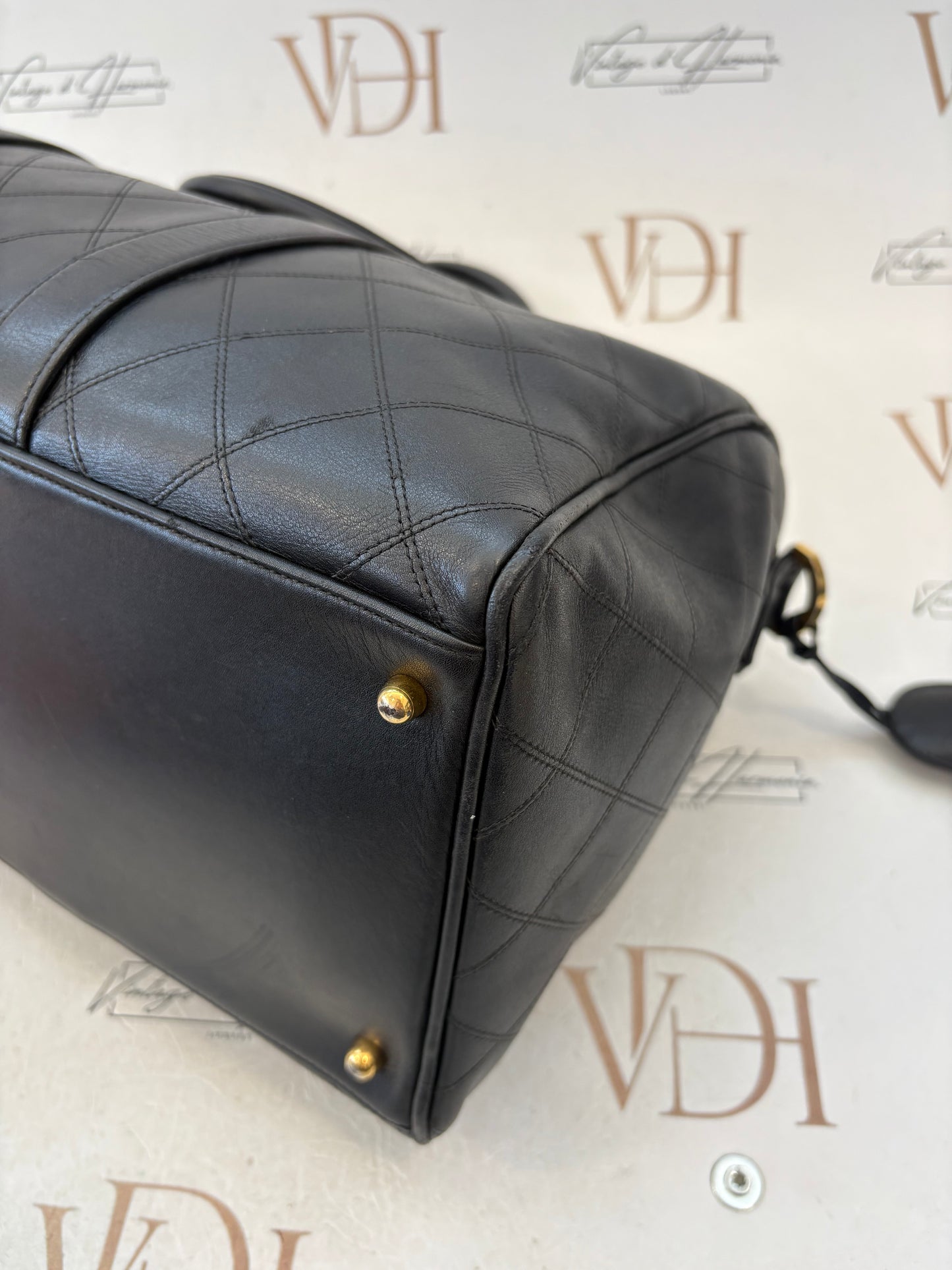 018229 - Chanel Bicolore Duffle Bag