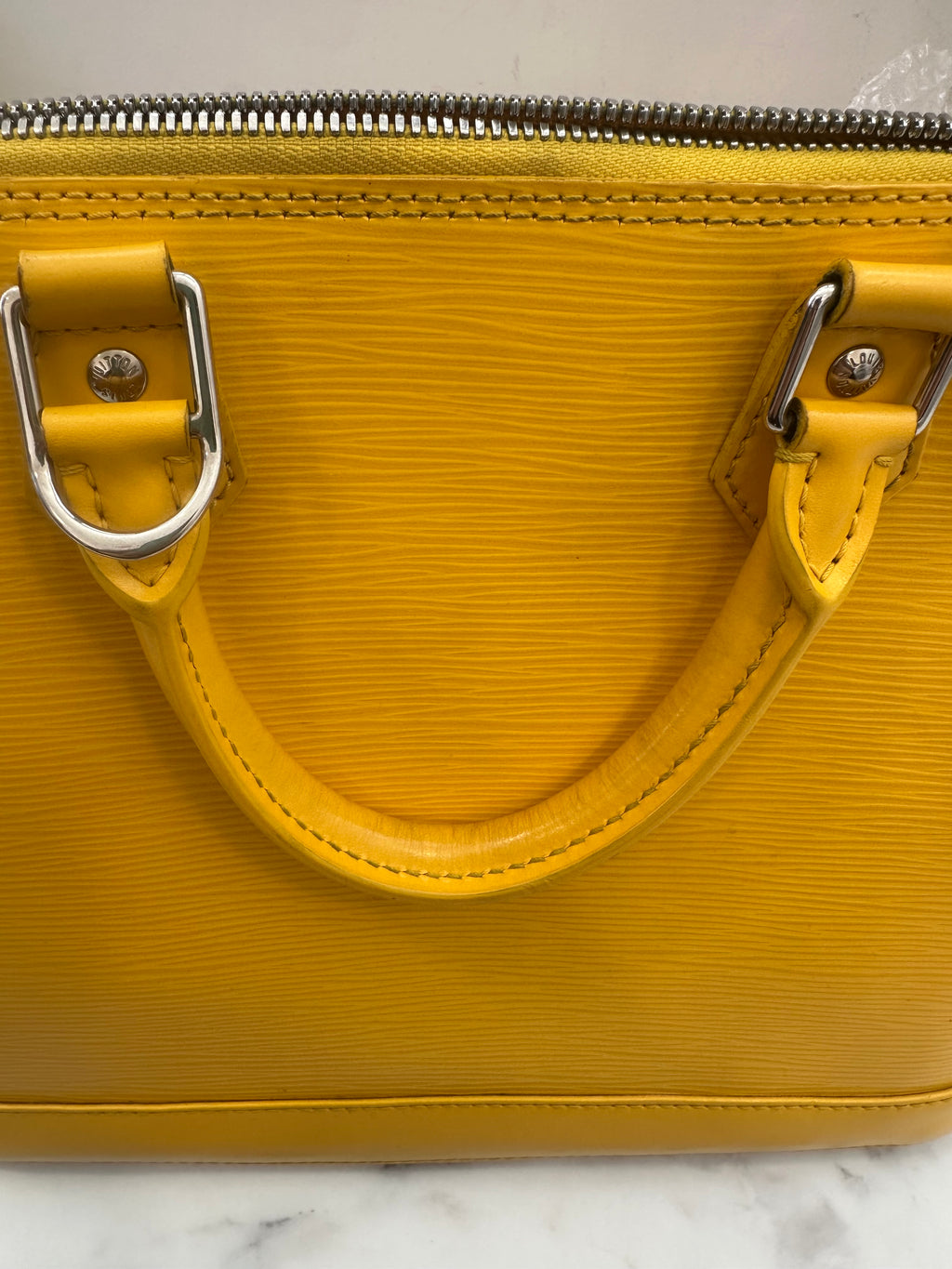 Louis Vuitton Alma PM Epi Yellow